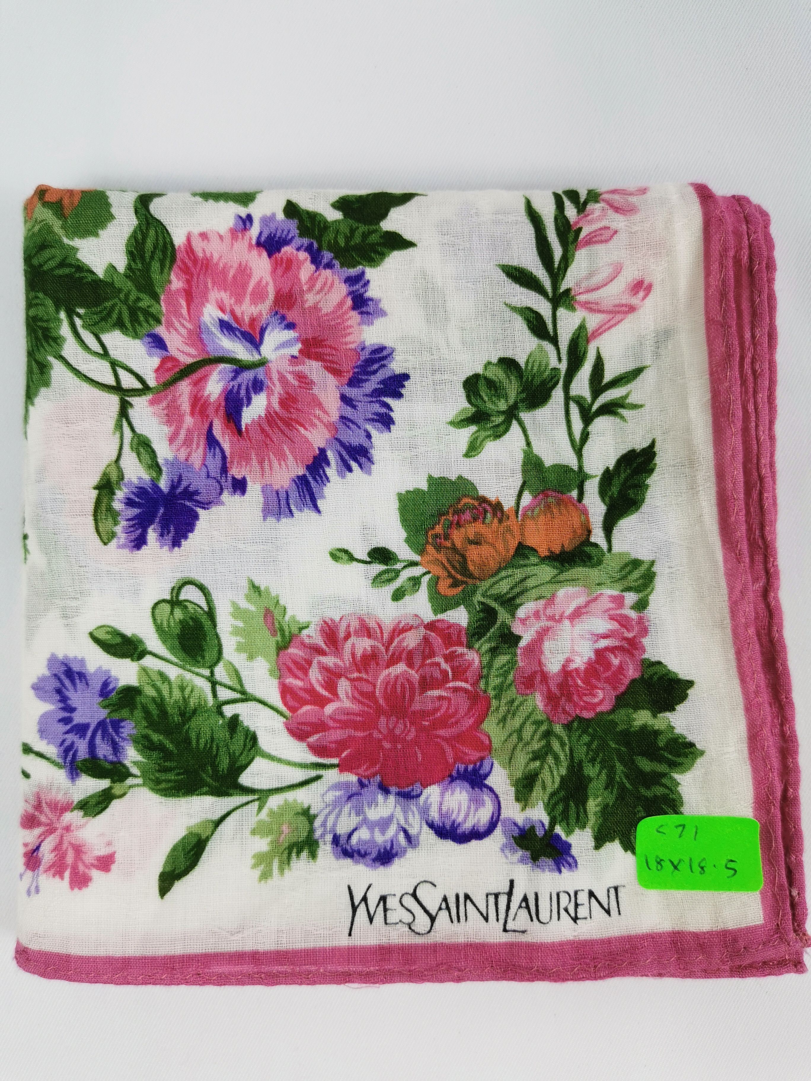 Vintage × Yves Saint Laurent Yves saint laurent handkerchief bandana neckerchief Size ONE SIZE - 5 Thumbnail