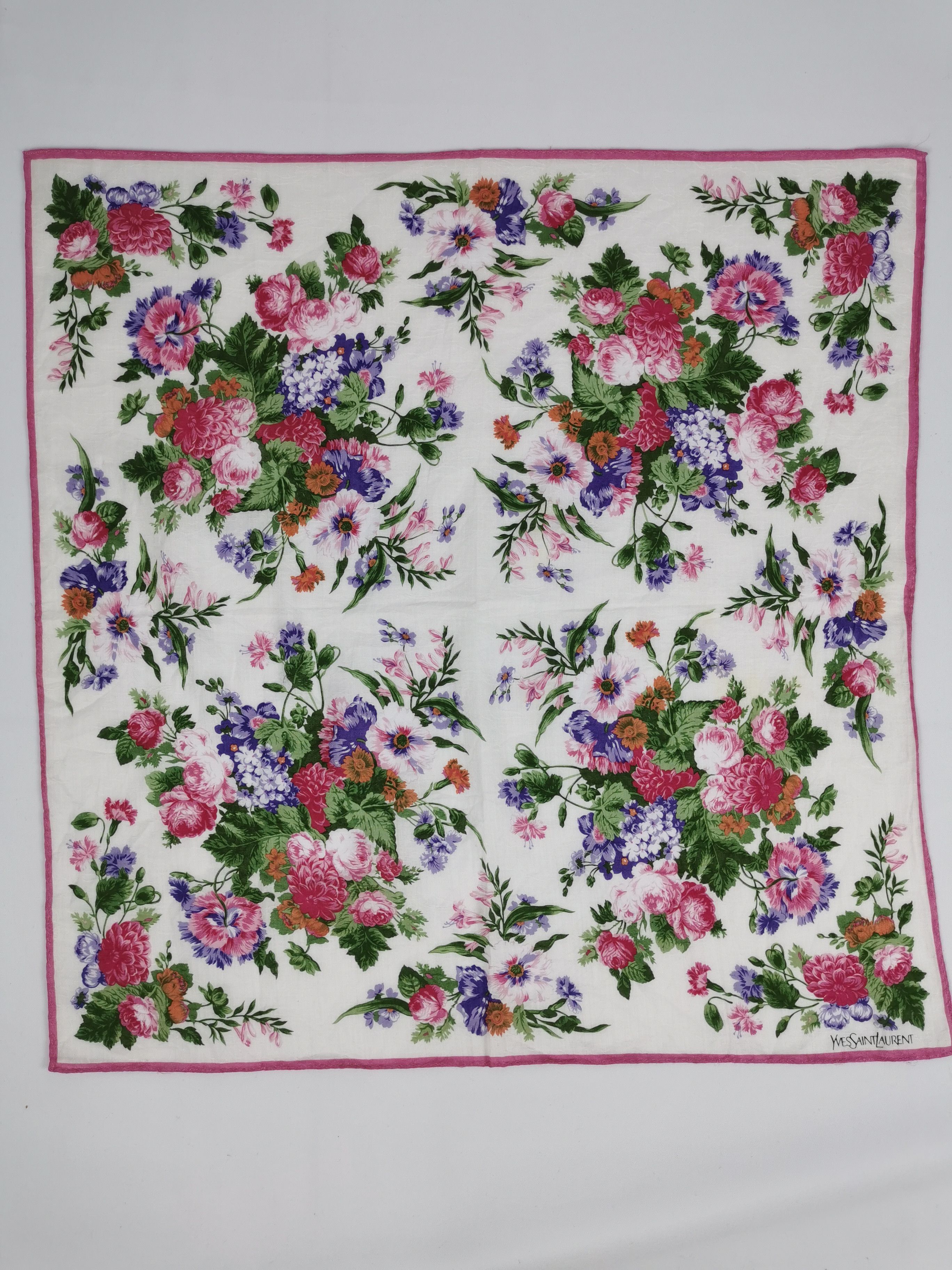Vintage × Yves Saint Laurent Yves saint laurent handkerchief bandana neckerchief Size ONE SIZE - 2 Thumbnail