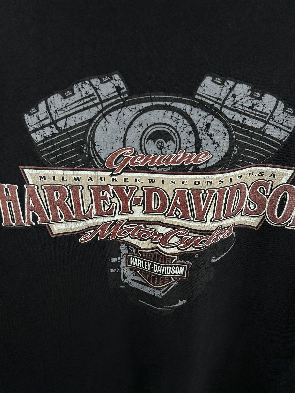 Harley Davidson Mens Vintage Harley Davidson 2006 T Shirt rare tee y2k motor Size US XL / EU 56 / 4 - 4 Thumbnail