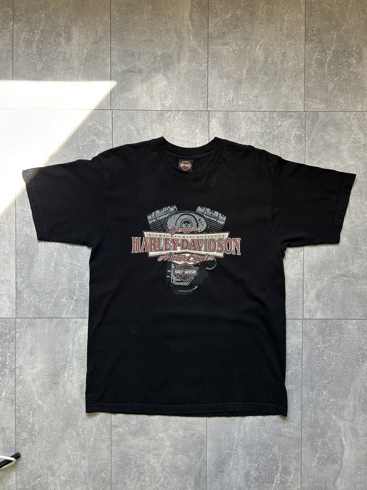 Harley Davidson Mens Vintage Harley Davidson 2006 T Shirt rare tee y2k motor Size US XL / EU 56 / 4 - 13 Thumbnail