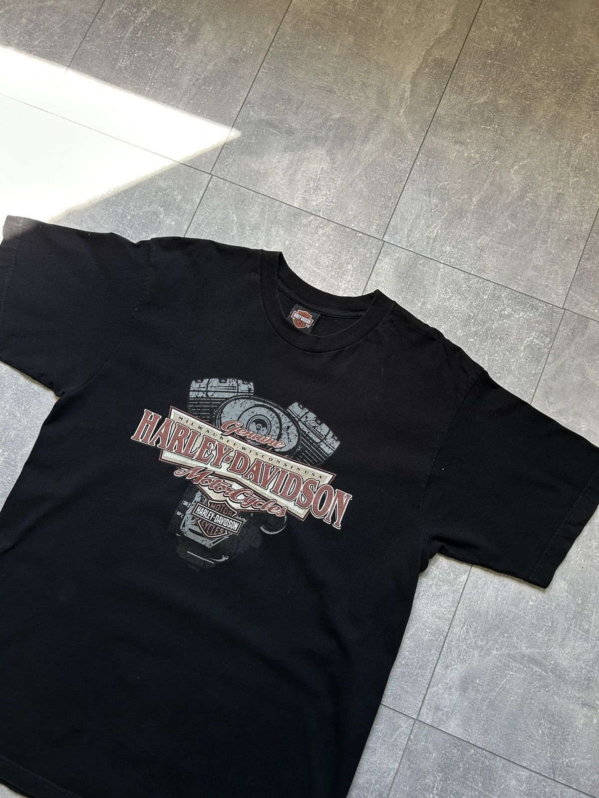 Harley Davidson Mens Vintage Harley Davidson 2006 T Shirt rare tee y2k motor Size US XL / EU 56 / 4 - 14 Thumbnail