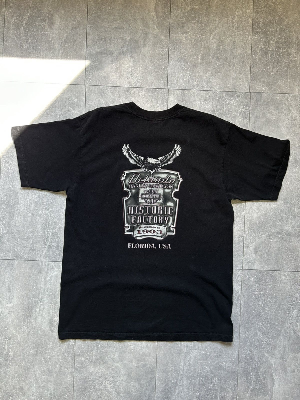 Harley Davidson Mens Vintage Harley Davidson 2006 T Shirt rare tee y2k motor Size US XL / EU 56 / 4 - 15 Thumbnail