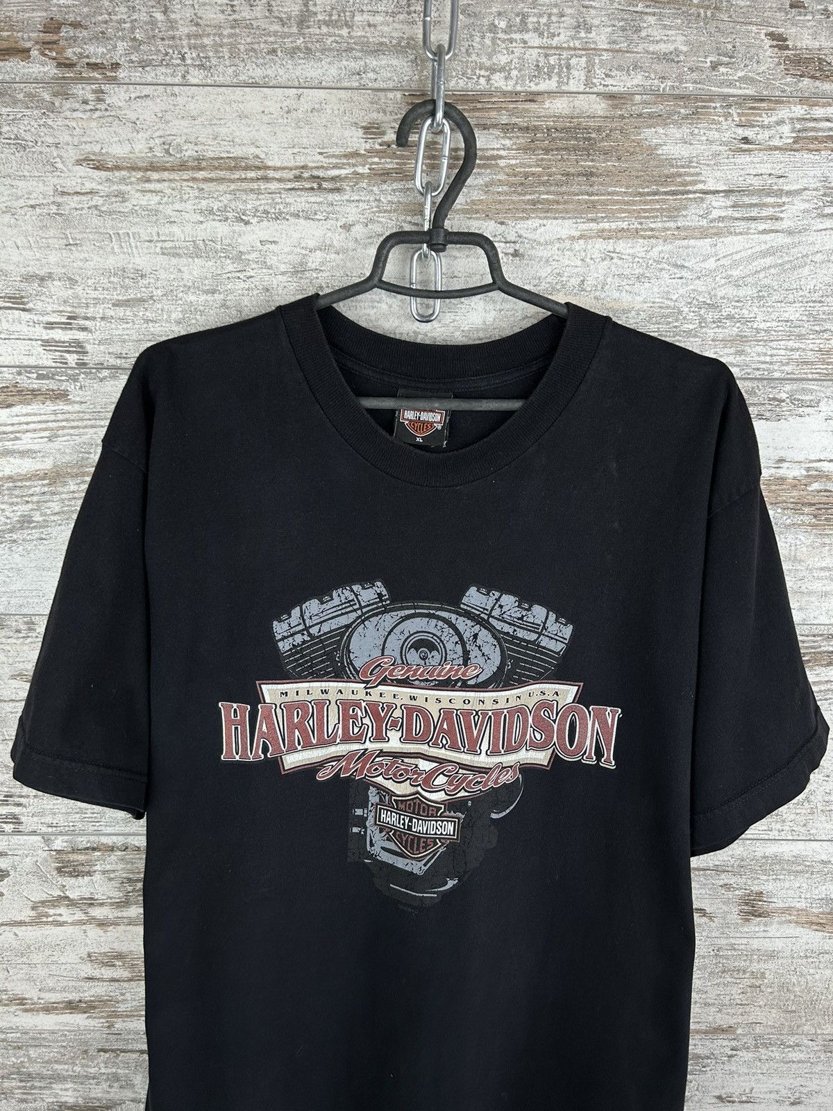 Harley Davidson Mens Vintage Harley Davidson 2006 T Shirt rare tee y2k motor Size US XL / EU 56 / 4 - 2 Thumbnail
