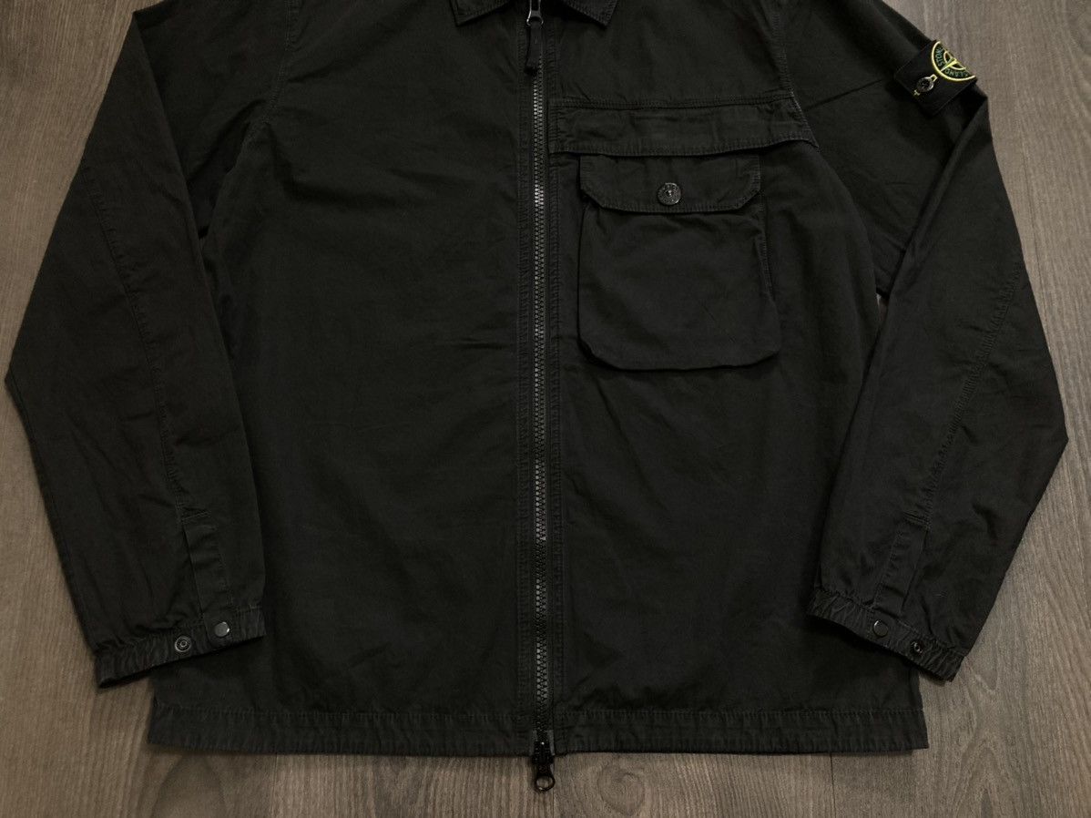 Stone Island STONE ISLAND Garment Dyed Badge Zip Jacket FW20/21 NEW Size US L / EU 52-54 / 3 - 4 Thumbnail