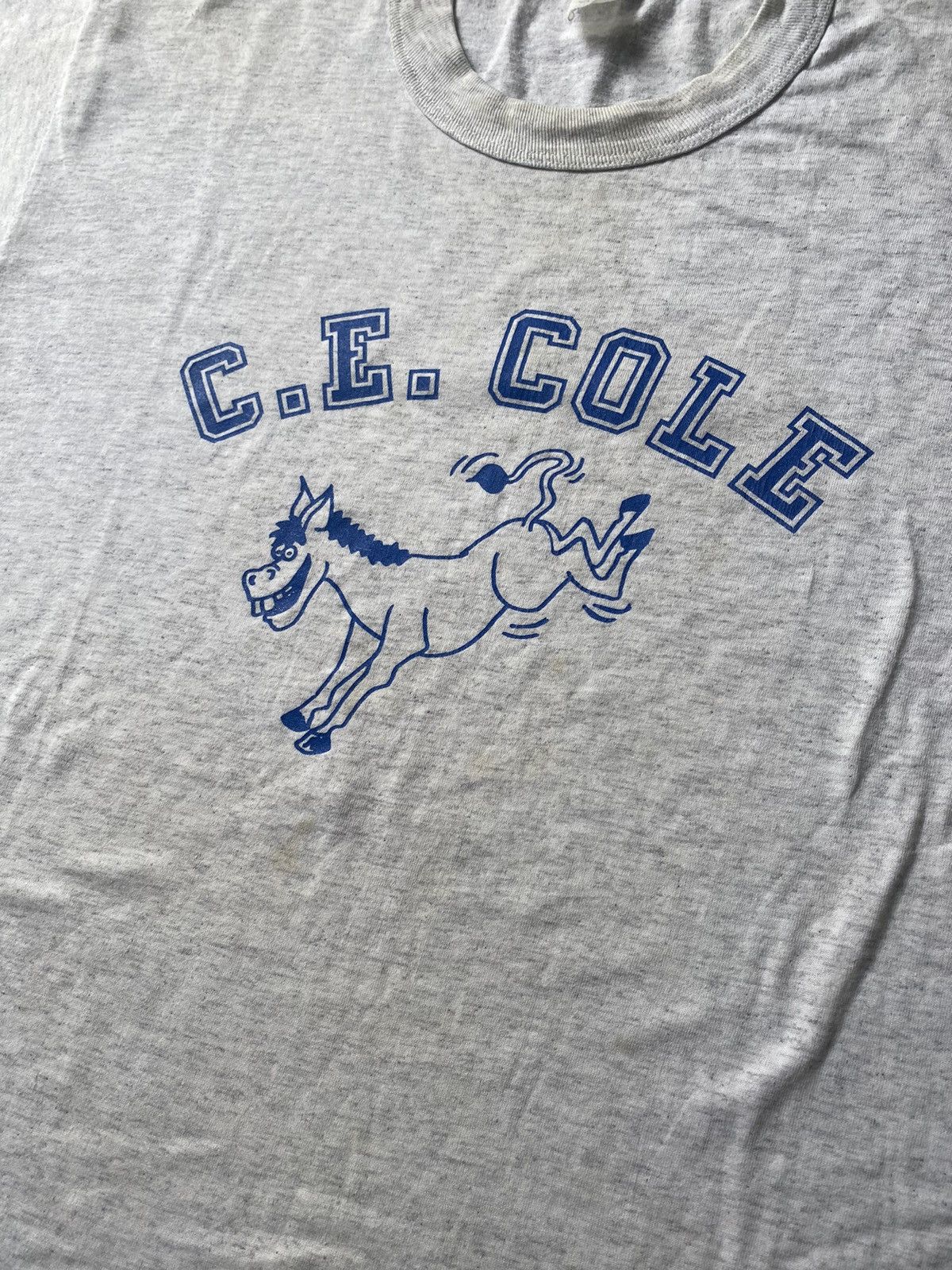 Vintage Vintage 1980s Colt highschool Spellout tee Size US XL / EU 56 / 4 - 2 Thumbnail