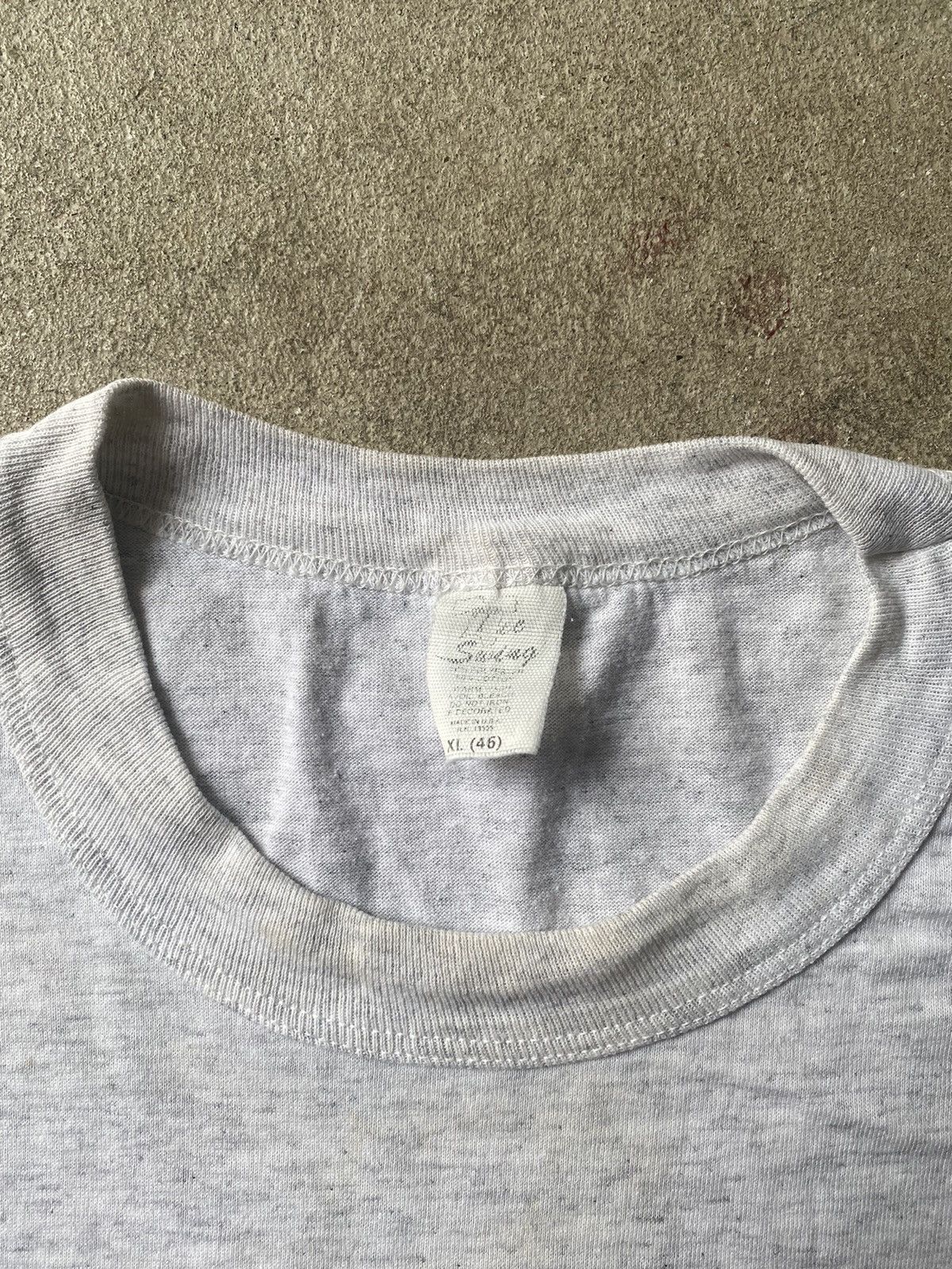 Vintage Vintage 1980s Colt highschool Spellout tee Size US XL / EU 56 / 4 - 4 Thumbnail