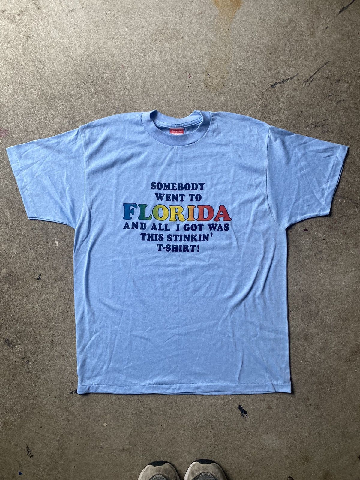 Vintage Vintage 1980s Florida Humor tee single stitch Size US L / EU 52-54 / 3 - 1 Thumbnail