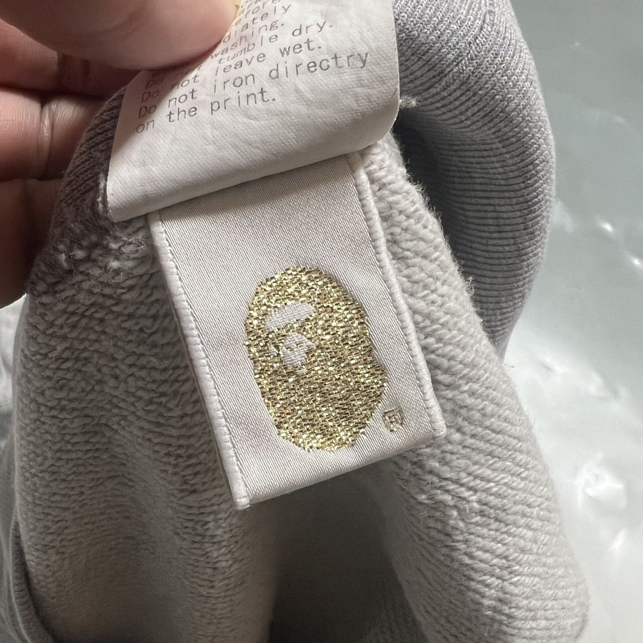 Bape BAPE APE HEAD crewneck sweat gray Size US L / EU 52-54 / 3 - 6 Thumbnail