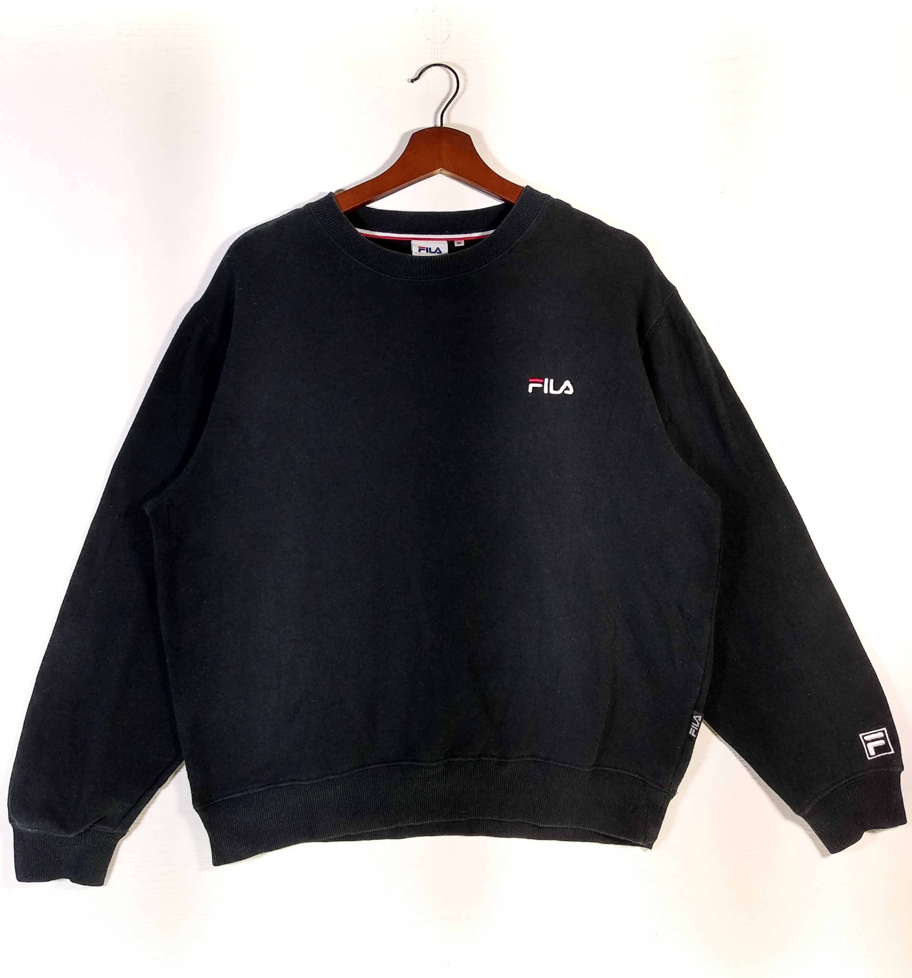 Fila × Vintage VINTAGE FILA SWEATSHIRT/SIZE M/BLACK COLOUR Size US M / EU 48-50 / 2 - 1 Thumbnail