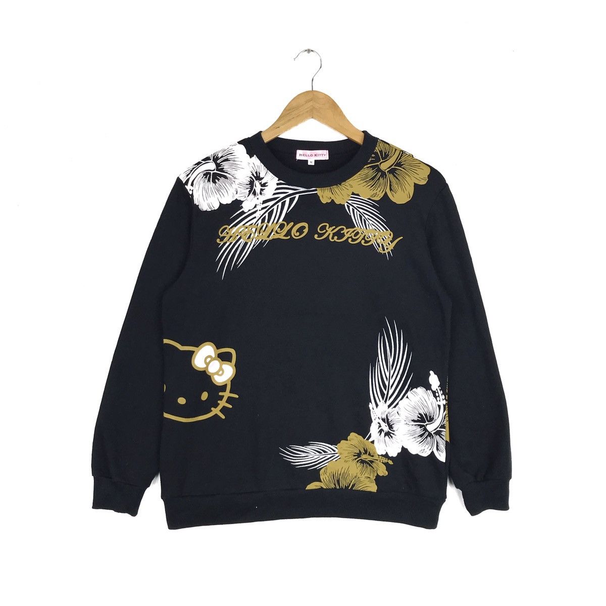 Cartoon Network Hello Kitty Flower Art Sweatshirt Pullover Size US M / EU 48-50 / 2 - 1 Thumbnail