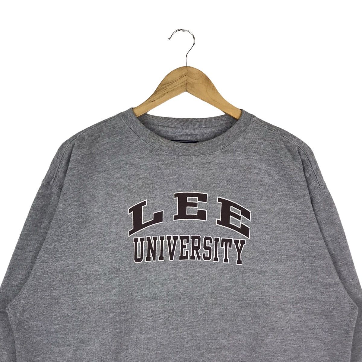 Vintage Vintage 90s Lee University Crewneck Sweatshirt Size US L / EU 52-54 / 3 - 2 Thumbnail