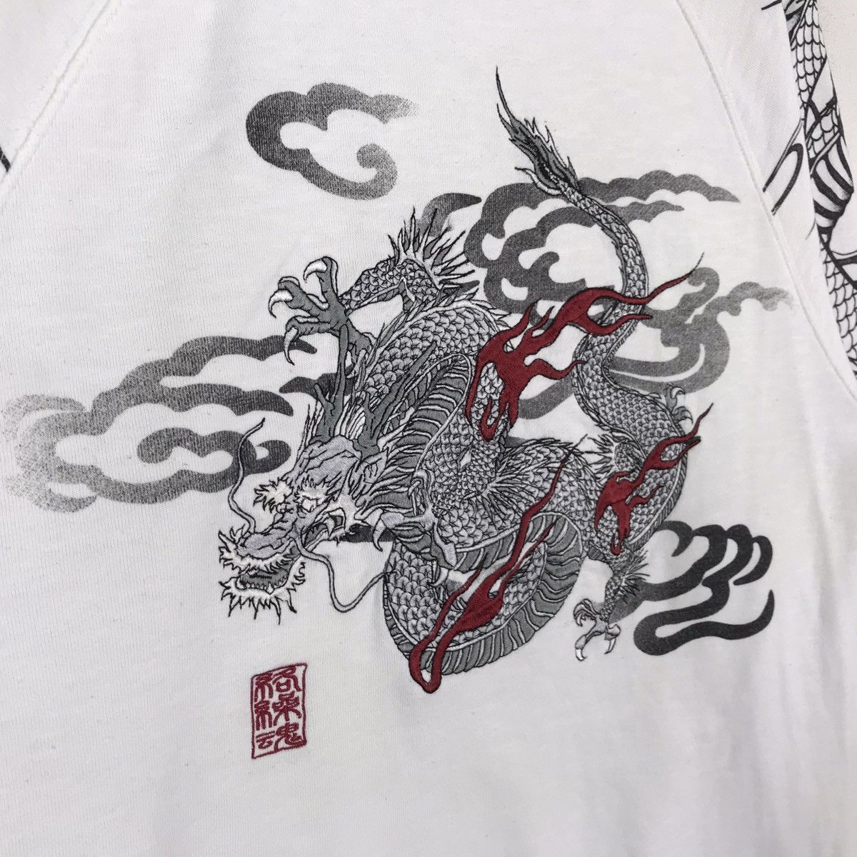 Vintage Vintage Dragon Sukajan Crewneck Sweatshirt Size US L / EU 52-54 / 3 - 3 Thumbnail