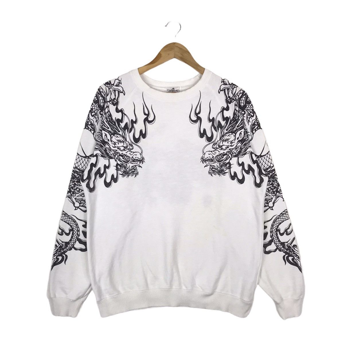 Vintage Vintage Dragon Sukajan Crewneck Sweatshirt Size US L / EU 52-54 / 3 - 6 Thumbnail