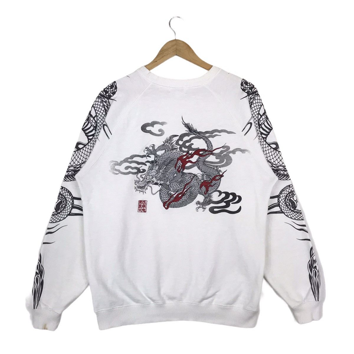 Vintage Vintage Dragon Sukajan Crewneck Sweatshirt Size US L / EU 52-54 / 3 - 1 Thumbnail