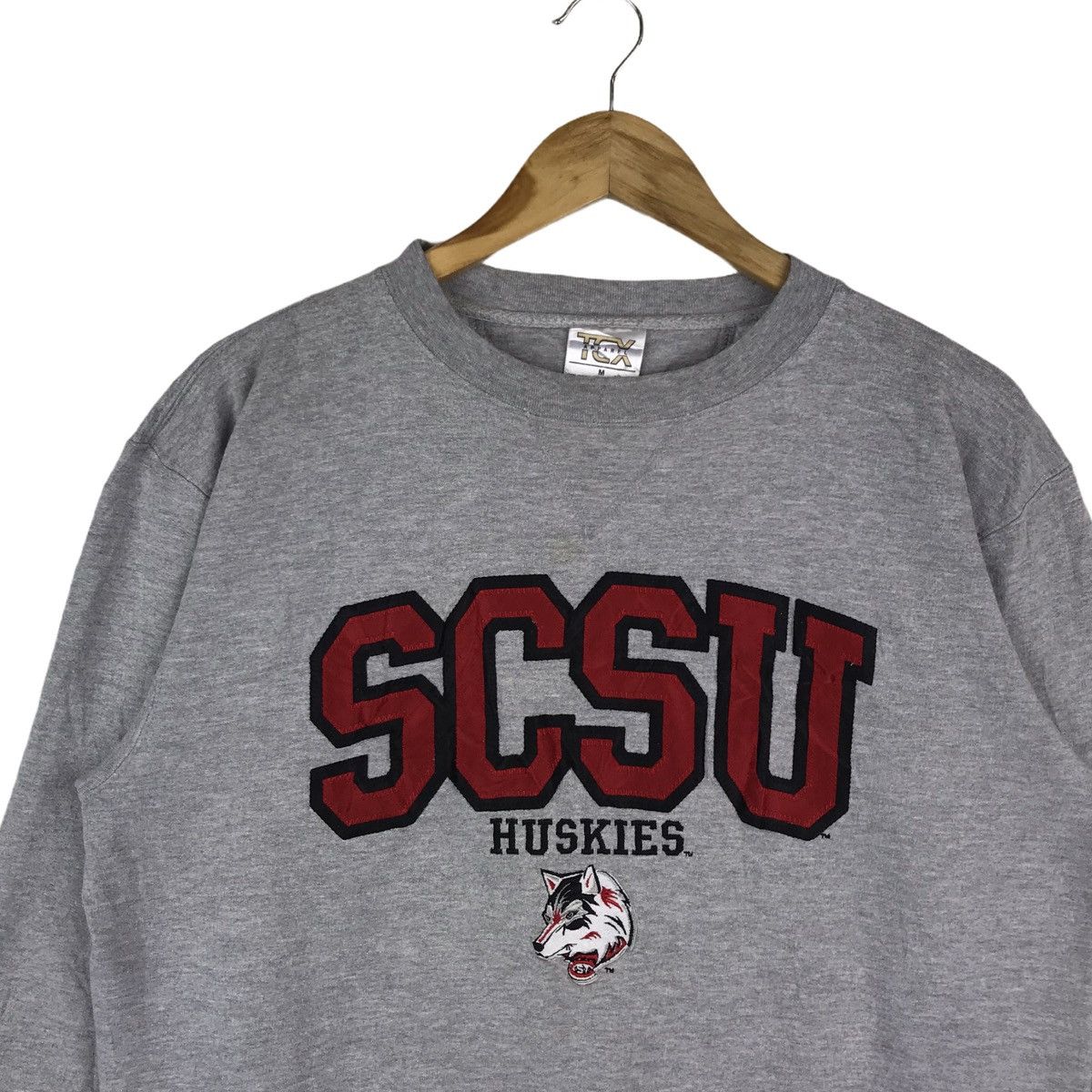 Vintage Vintage SCSU HUSKIES Crewneck Sweatshirt Size US M / EU 48-50 / 2 - 2 Thumbnail