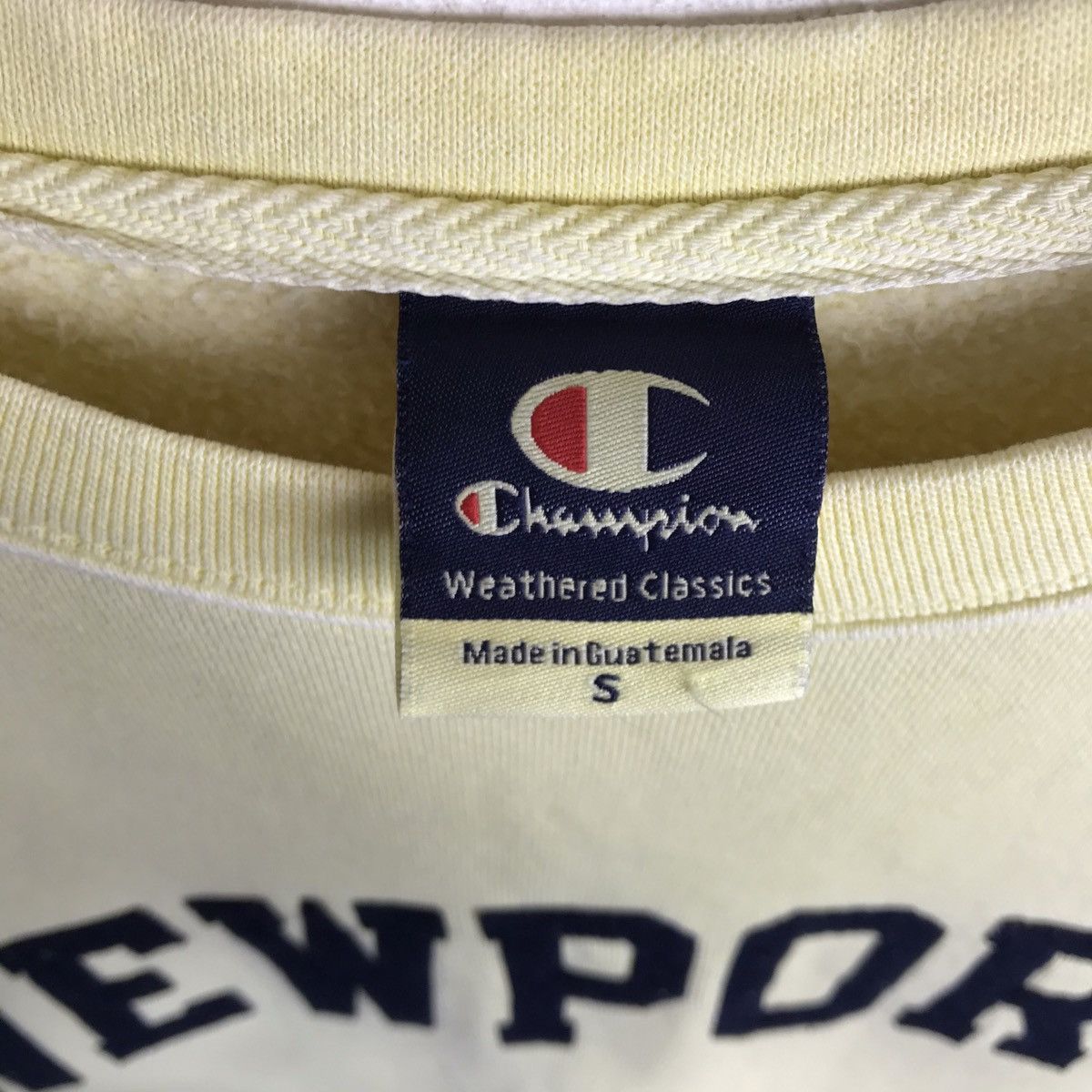 Champion Vintage Newport Spell Out Embroidery by Champion Sweatshirt Size US S / EU 44-46 / 1 - 7 Thumbnail