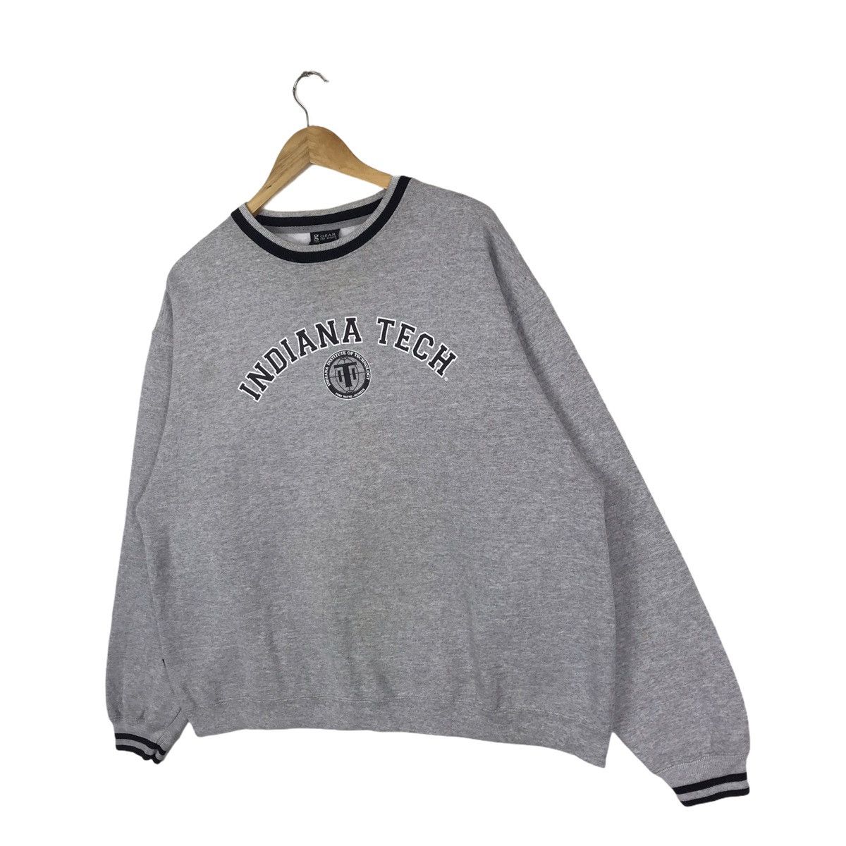 Vintage Vintage 90s Indiana College Crewneck Sweatshirt Size US L / EU 52-54 / 3 - 5 Thumbnail