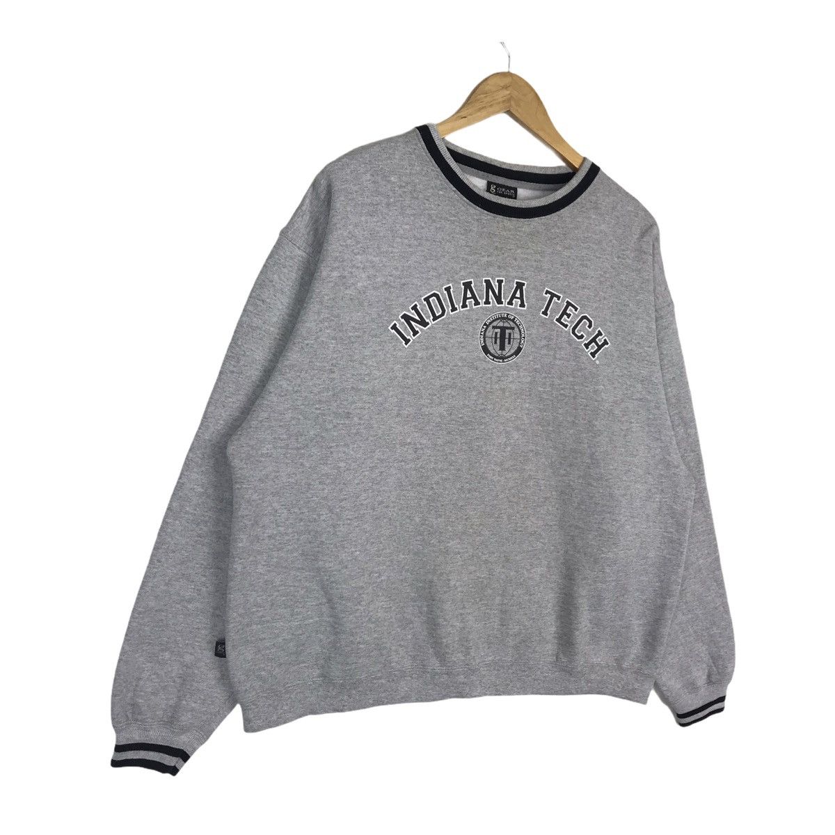 Vintage Vintage 90s Indiana College Crewneck Sweatshirt Size US L / EU 52-54 / 3 - 4 Thumbnail
