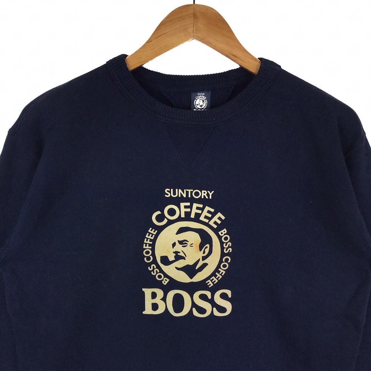 Vintage Vintage Suntory Boss Coffe Sweatshirt Size US M / EU 48-50 / 2 - 2 Thumbnail