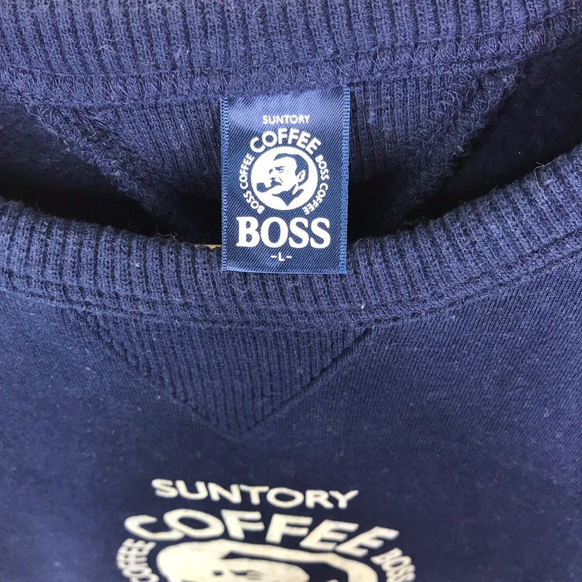 Vintage Vintage Suntory Boss Coffe Sweatshirt Size US M / EU 48-50 / 2 - 4 Thumbnail