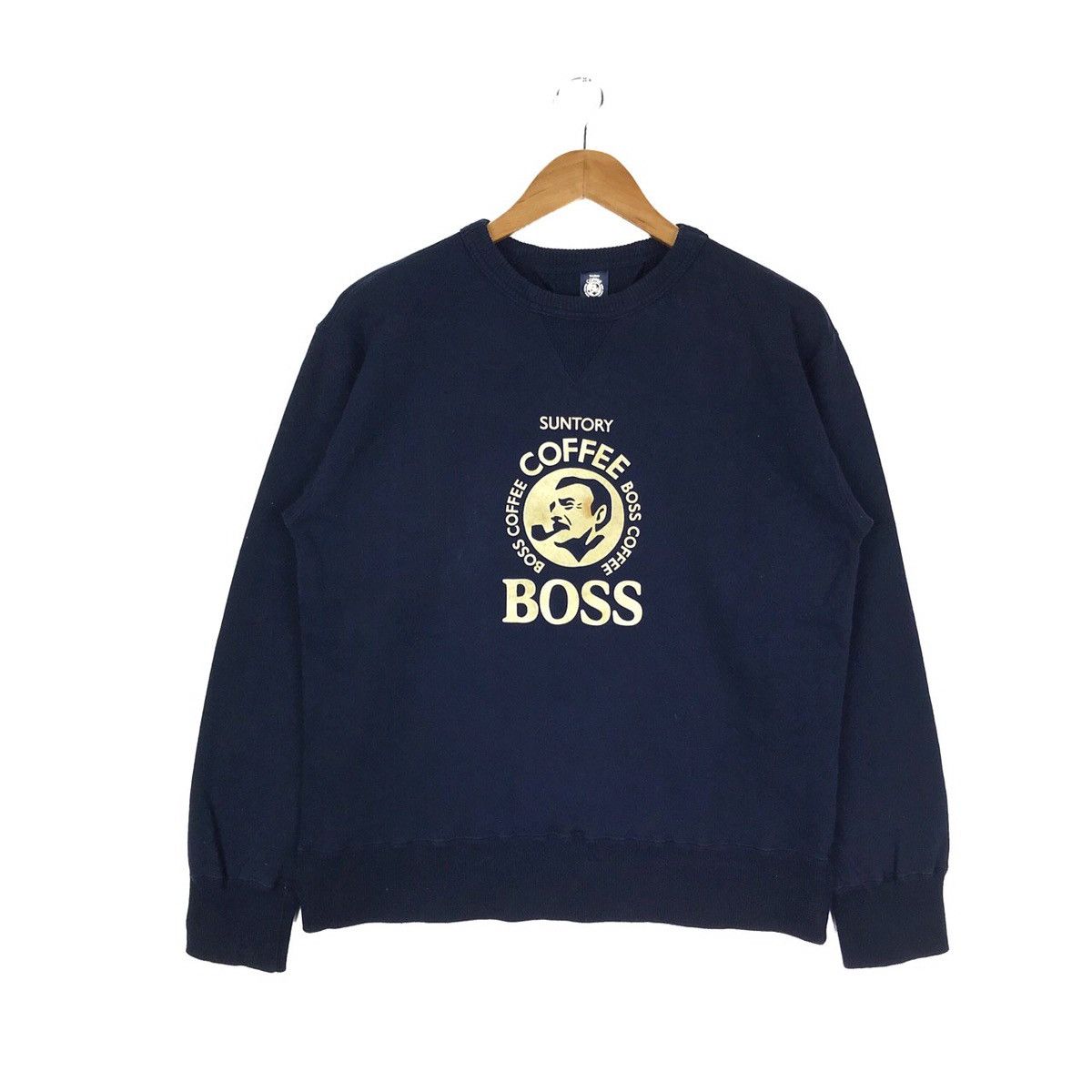 Vintage Vintage Suntory Boss Coffe Sweatshirt Size US M / EU 48-50 / 2 - 1 Thumbnail