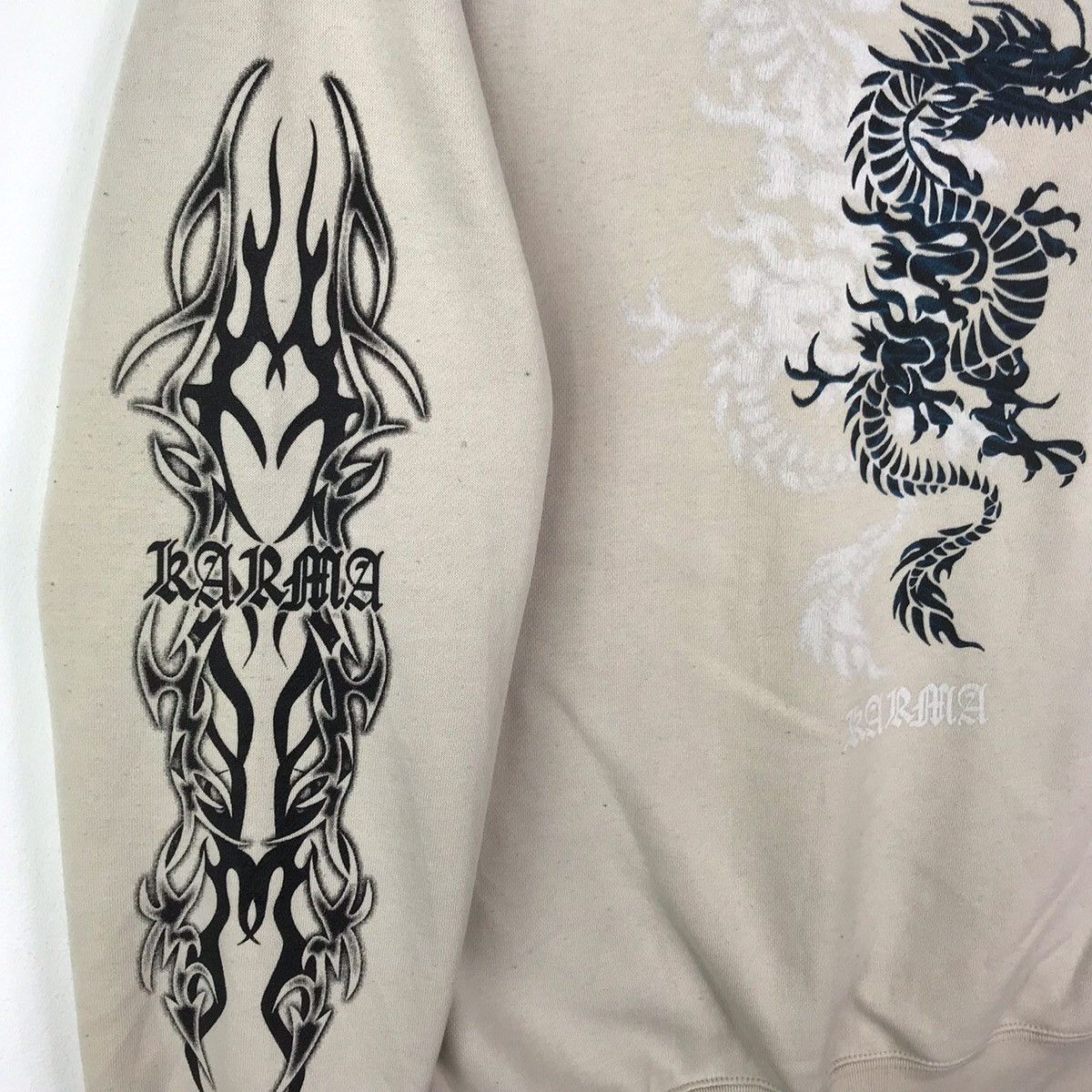 Vintage Karma Dragon Art Nice Design Sweatshirt Size US S / EU 44-46 / 1 - 4 Thumbnail