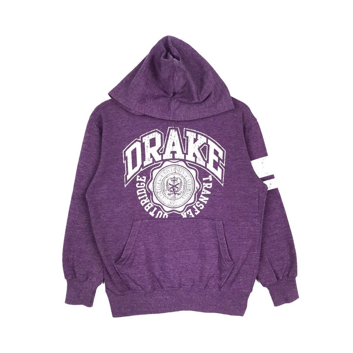 Vintage Vintage Drake University College Hoodie Pullover Sweatshirt Size US M / EU 48-50 / 2 - 1 Thumbnail