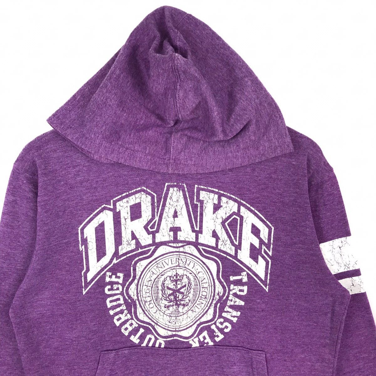 Vintage Vintage Drake University College Hoodie Pullover Sweatshirt Size US M / EU 48-50 / 2 - 2 Thumbnail