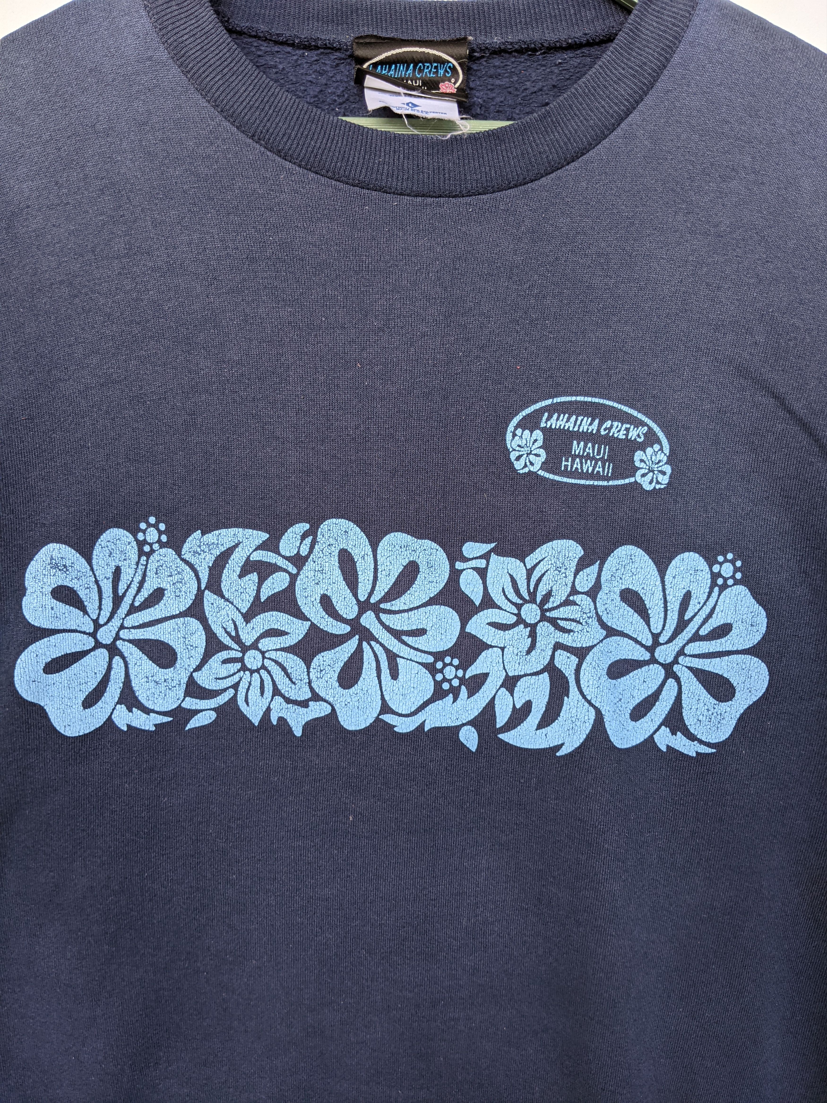 Vintage Vintage Lahaina Crews Maui Hawaii Sweatshirt/Size L Size US L / EU 52-54 / 3 - 3 Thumbnail