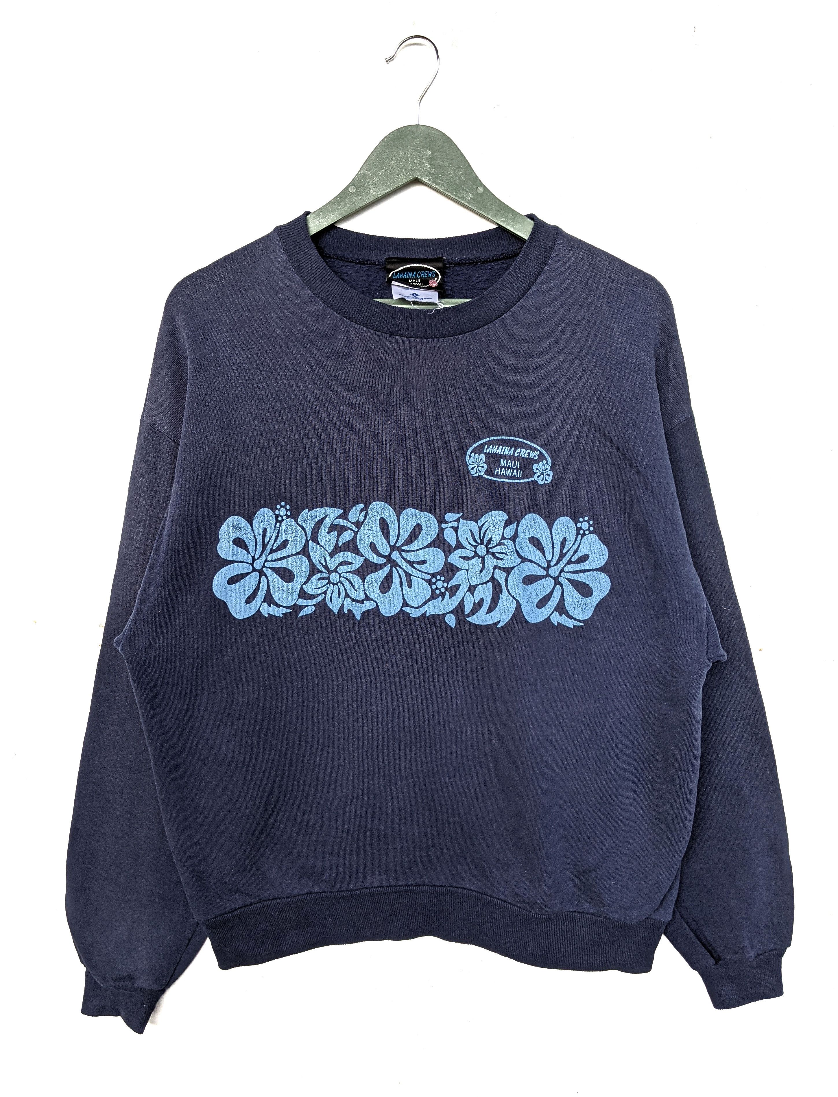 Vintage Vintage Lahaina Crews Maui Hawaii Sweatshirt/Size L Size US L / EU 52-54 / 3 - 1 Thumbnail
