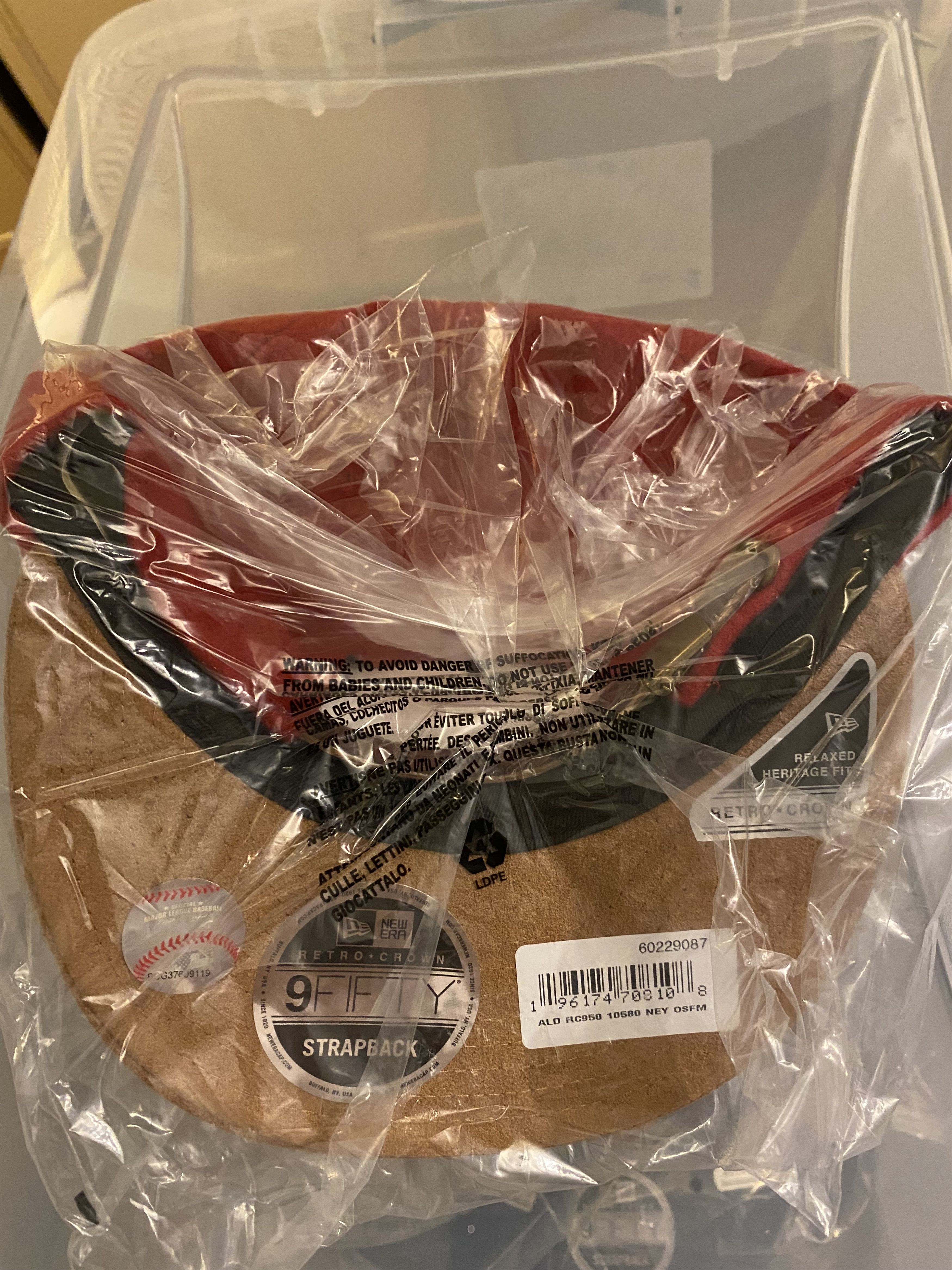 Aime Leon Dore Aimé Leon Dore New Era Melton Wool Yankees Hat Red Size ONE SIZE - 4 Thumbnail