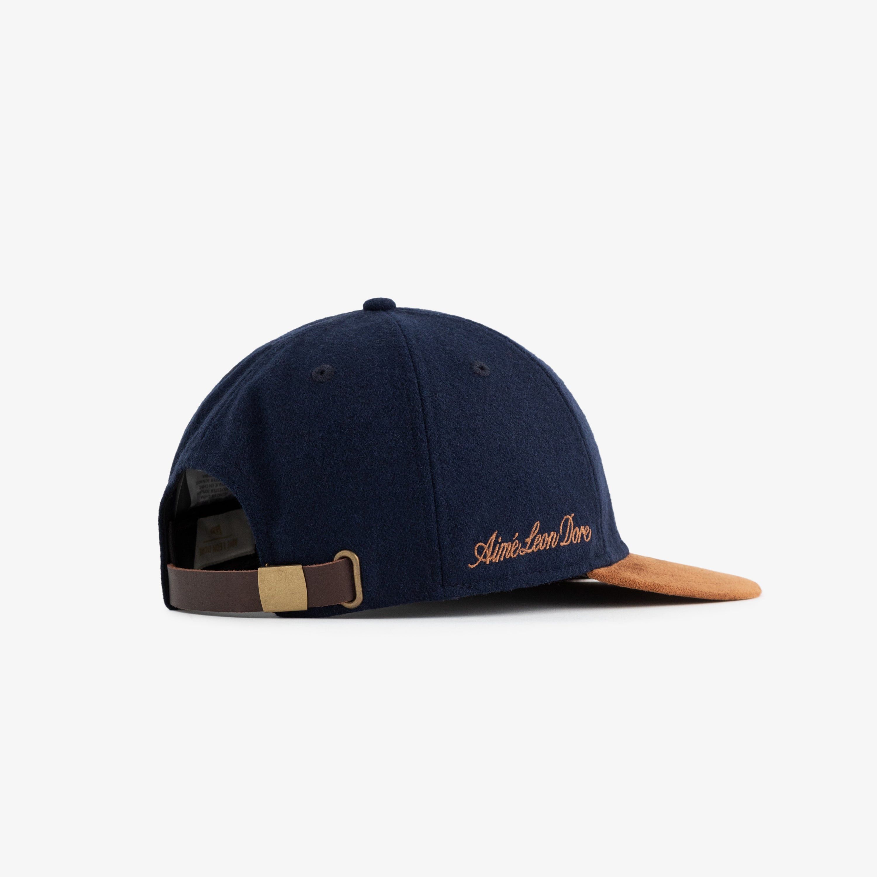 Aime Leon Dore Aimé Leon Dore New Era Melton Wool Yankees Hat Navy Size ONE SIZE - 2 Thumbnail