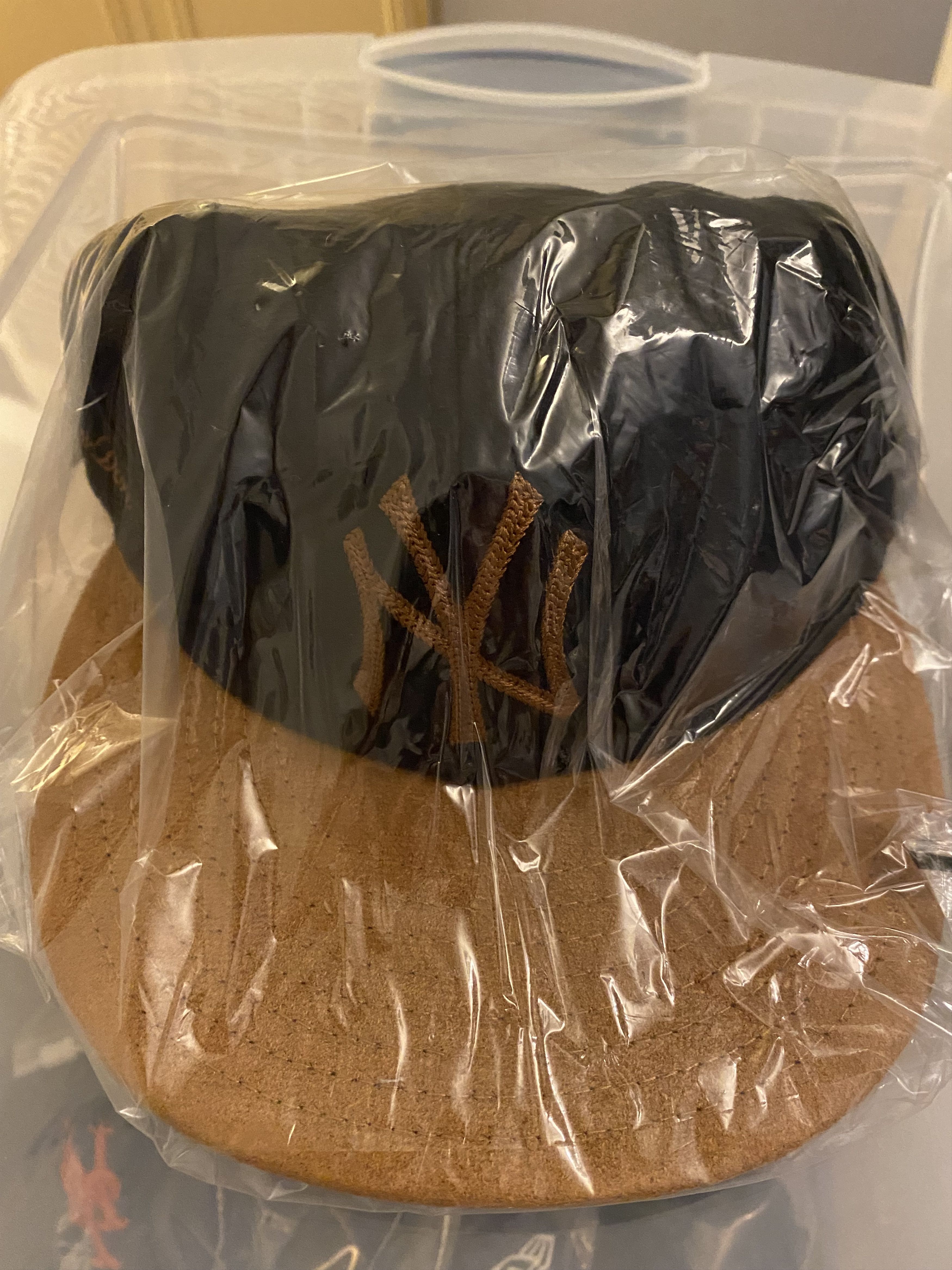 Aime Leon Dore Aimé Leon Dore New Era Melton Wool Yankees Hat Navy Size ONE SIZE - 3 Thumbnail