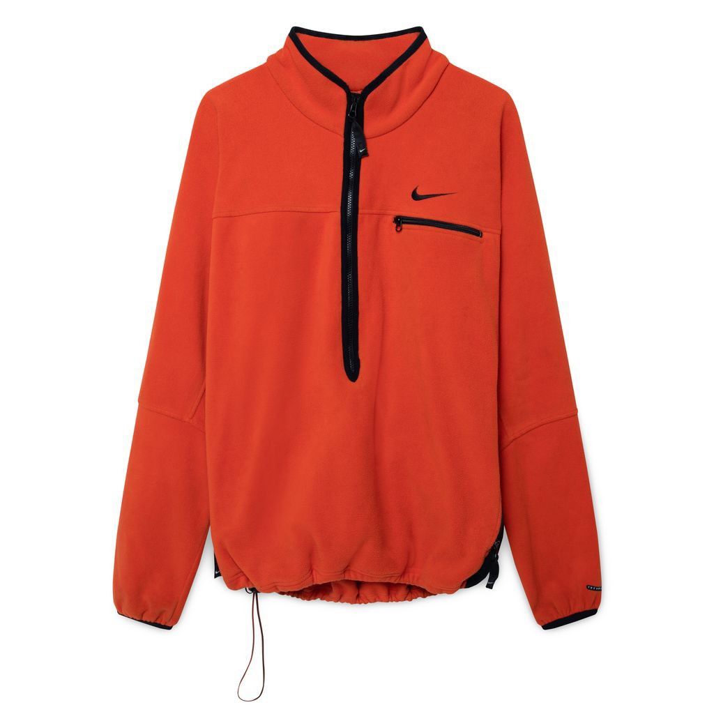 image of Nike Acg Fleece Pullover Jacket Quarter Zip 90's in Orange, Men's (Size XL)