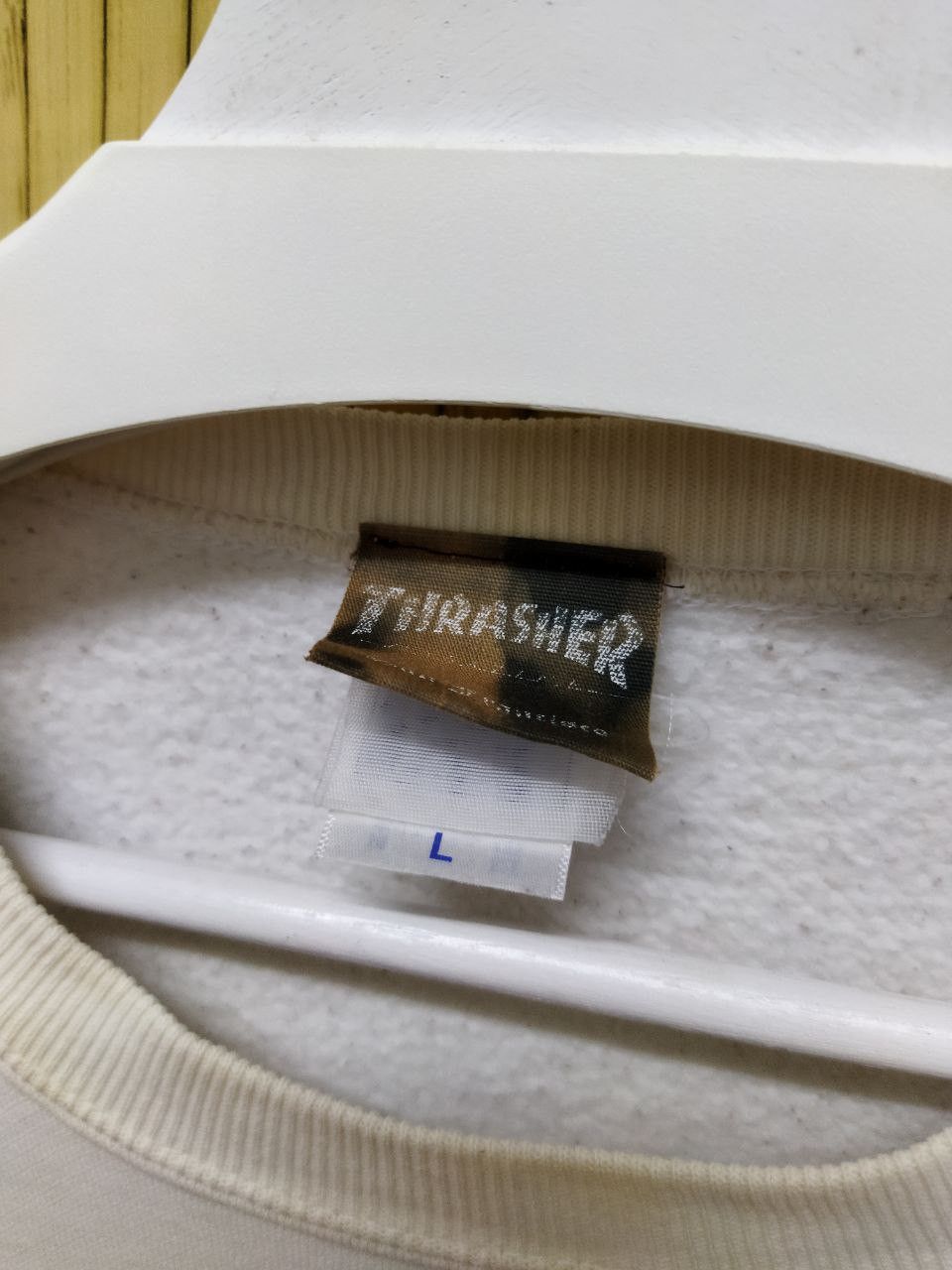 Thrasher THRASHER Skateboard Spell Out Distressed Sweatshirt Size US L / EU 52-54 / 3 - 4 Thumbnail