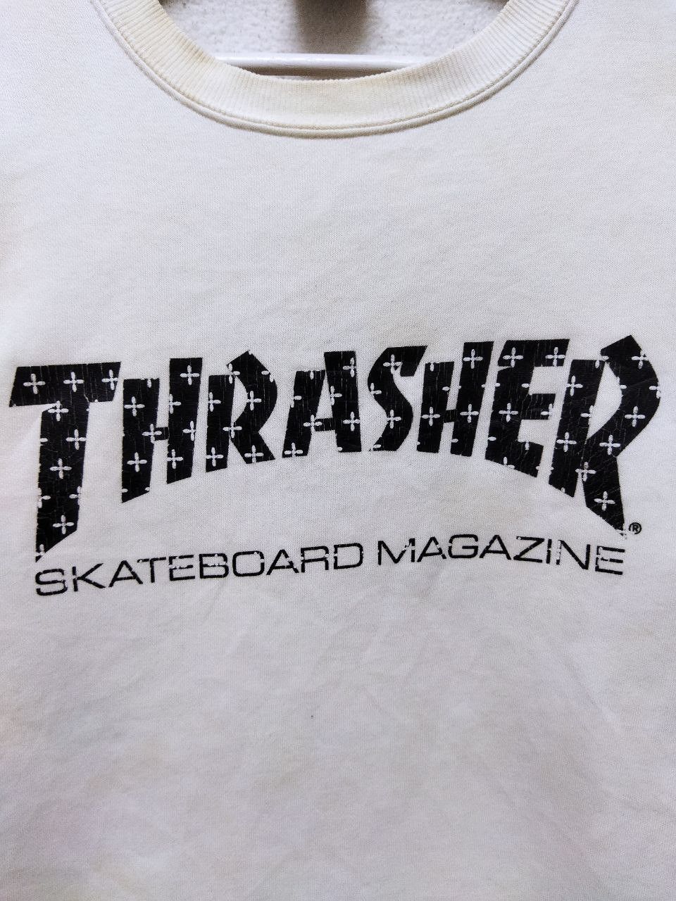 Thrasher THRASHER Skateboard Spell Out Distressed Sweatshirt Size US L / EU 52-54 / 3 - 6 Thumbnail