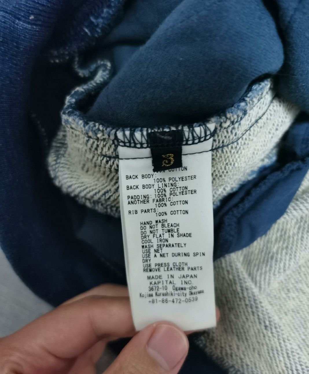 Kapital Kapital 20aw denim Sweat Size US L / EU 52-54 / 3 - 4 Thumbnail