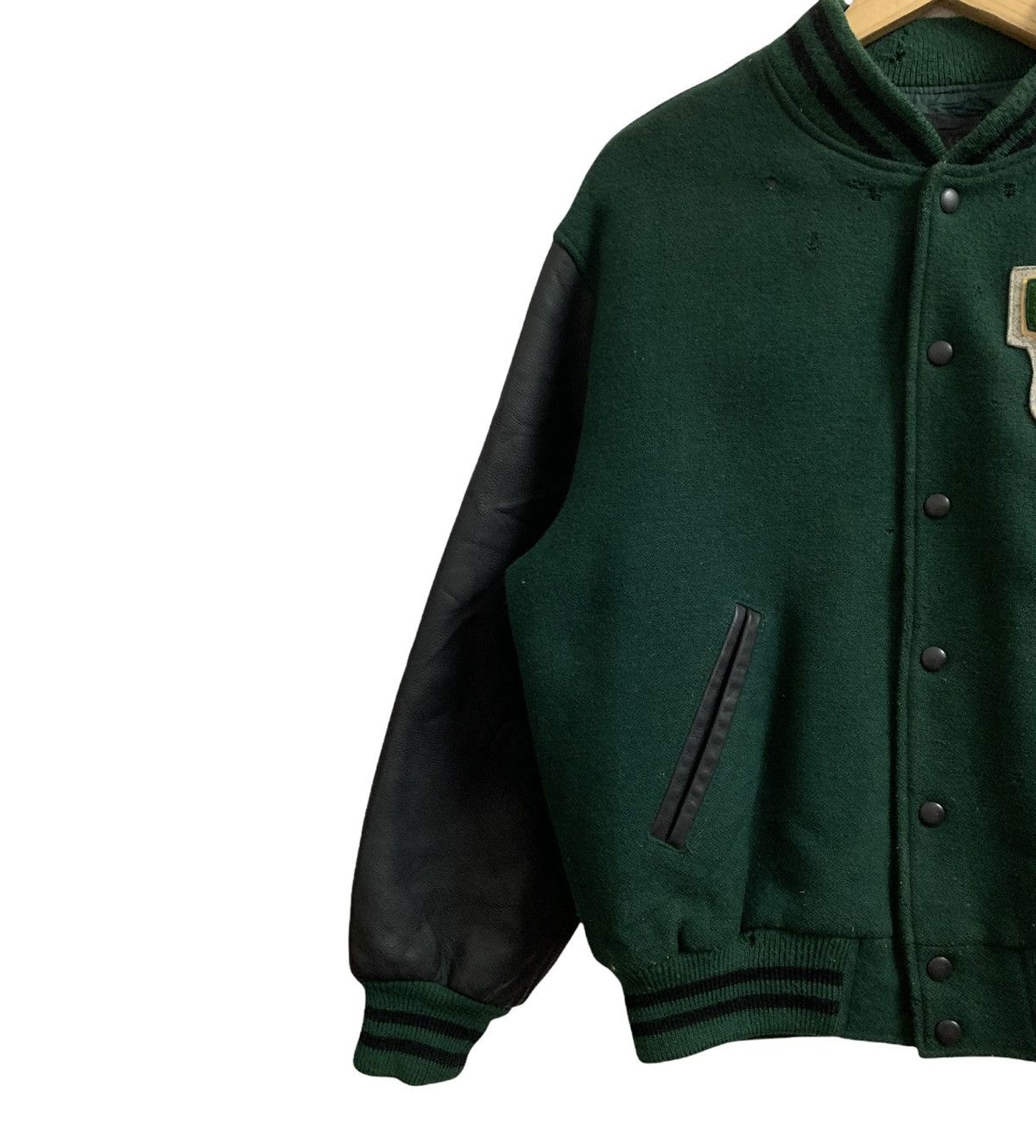 Japanese Brand Vtg Van Jac NFL Wool Leather Varsity Jacket Size US M / EU 48-50 / 2 - 3 Thumbnail