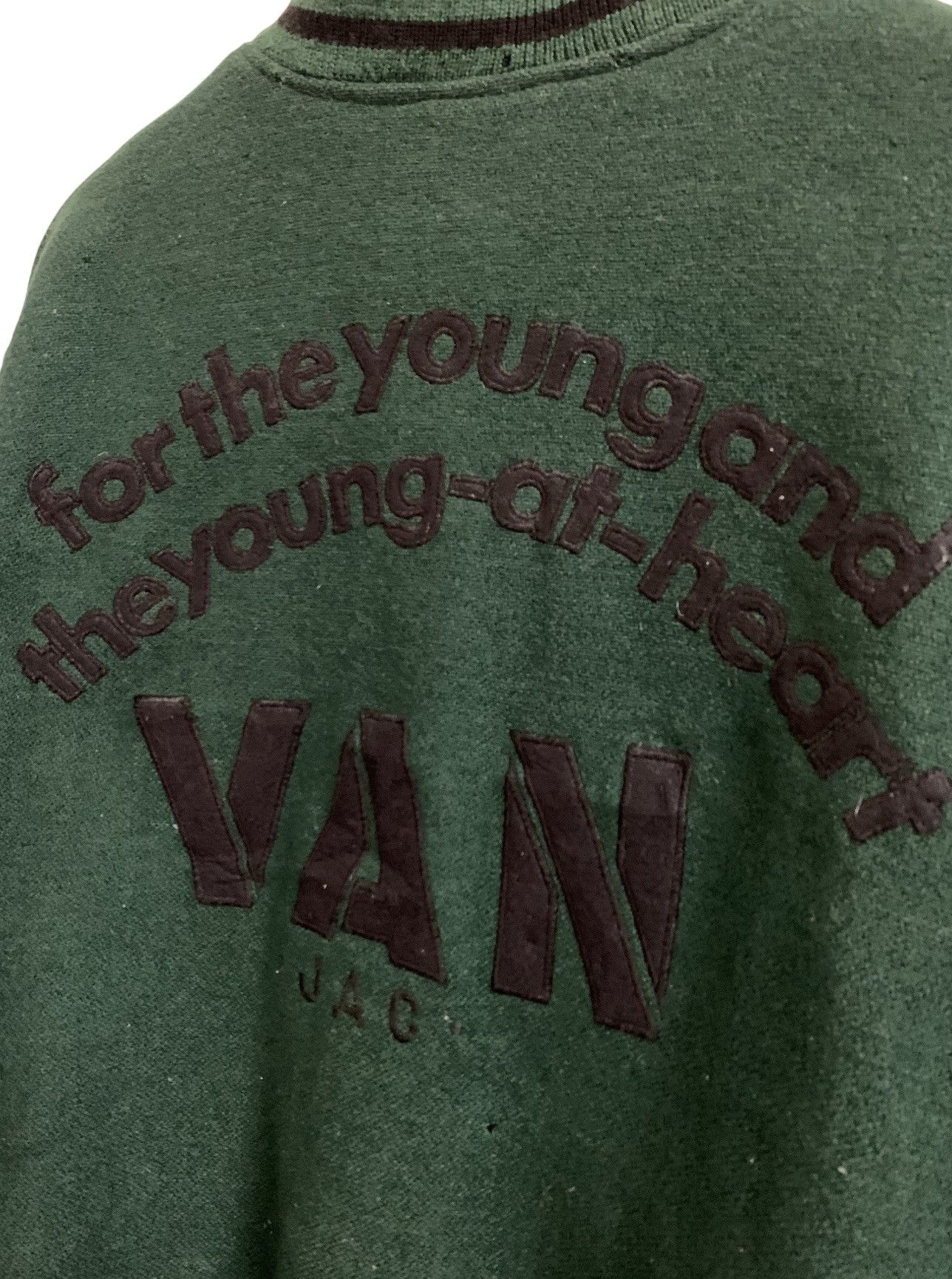Japanese Brand Vtg Van Jac NFL Wool Leather Varsity Jacket Size US M / EU 48-50 / 2 - 12 Thumbnail