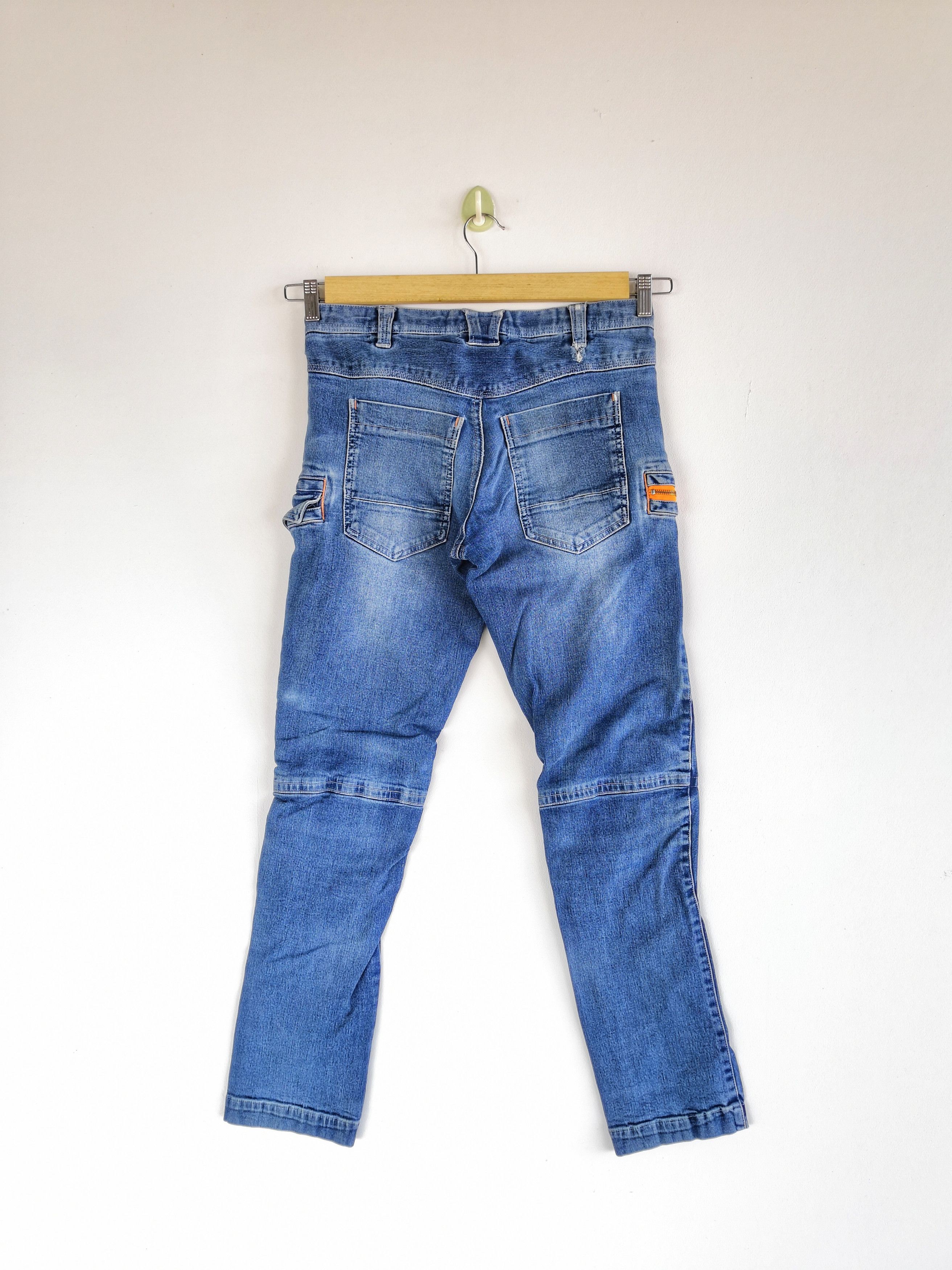 Japanese Brand Tora Japanese Denim Multi Pocket Jeans Caro Pants Size US 30 / EU 46 - 2 Thumbnail