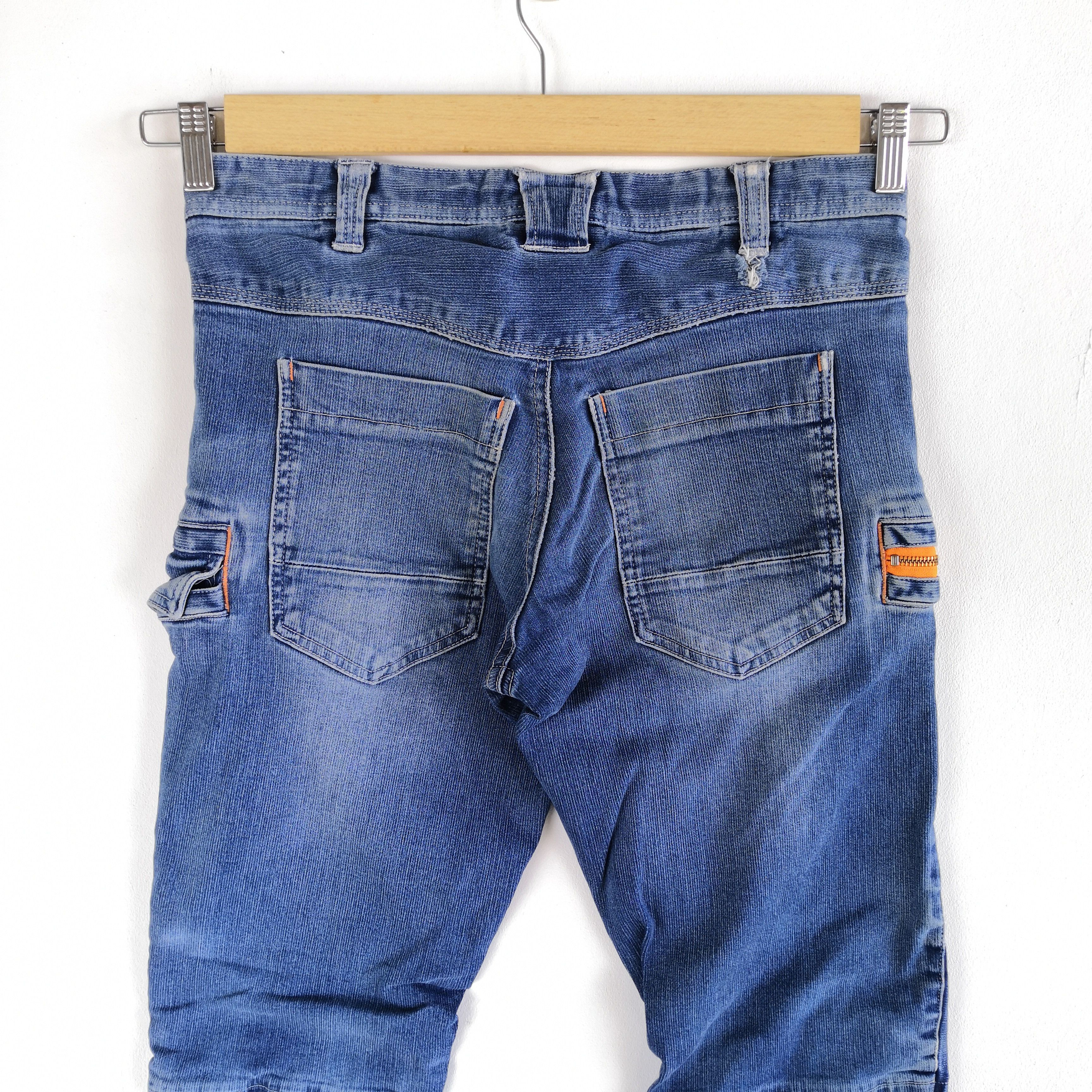 Japanese Brand Tora Japanese Denim Multi Pocket Jeans Caro Pants Size US 30 / EU 46 - 4 Thumbnail