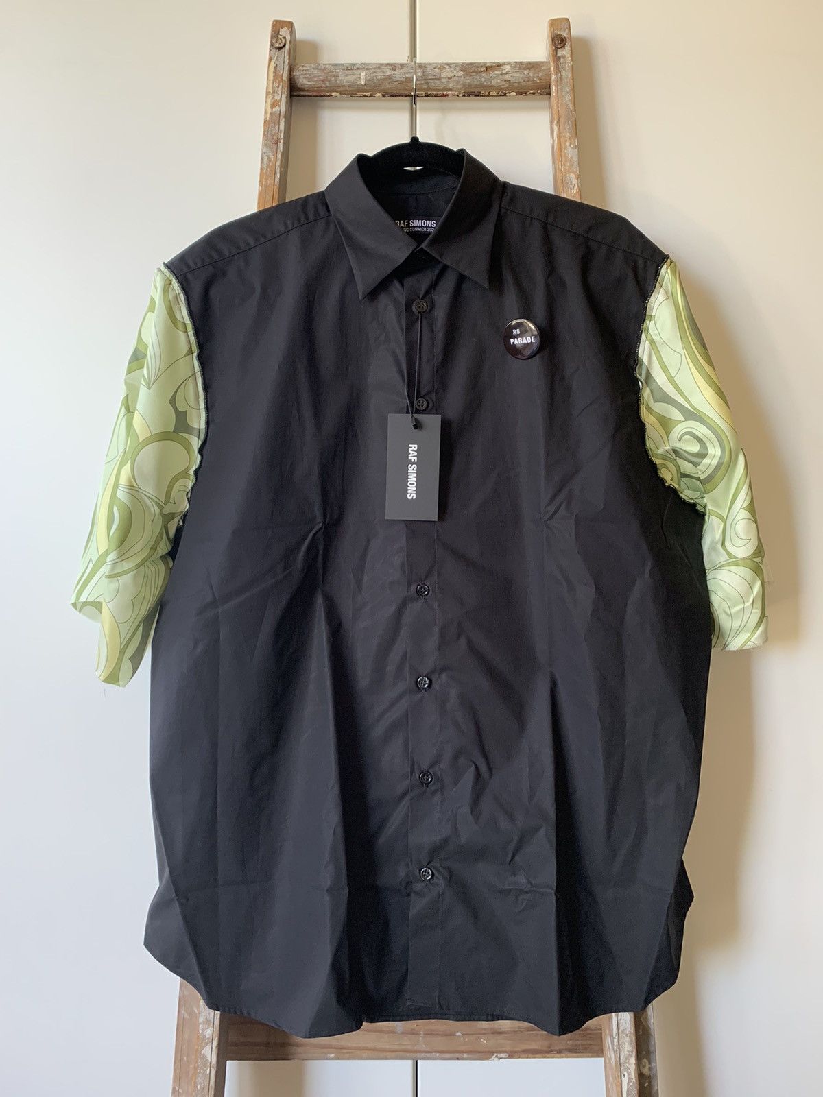 Raf Simons RAF SIMONS PRINTED SHORT SLEEVE BOXY SHIRT Size US S / EU 44-46 / 1 - 5 Thumbnail