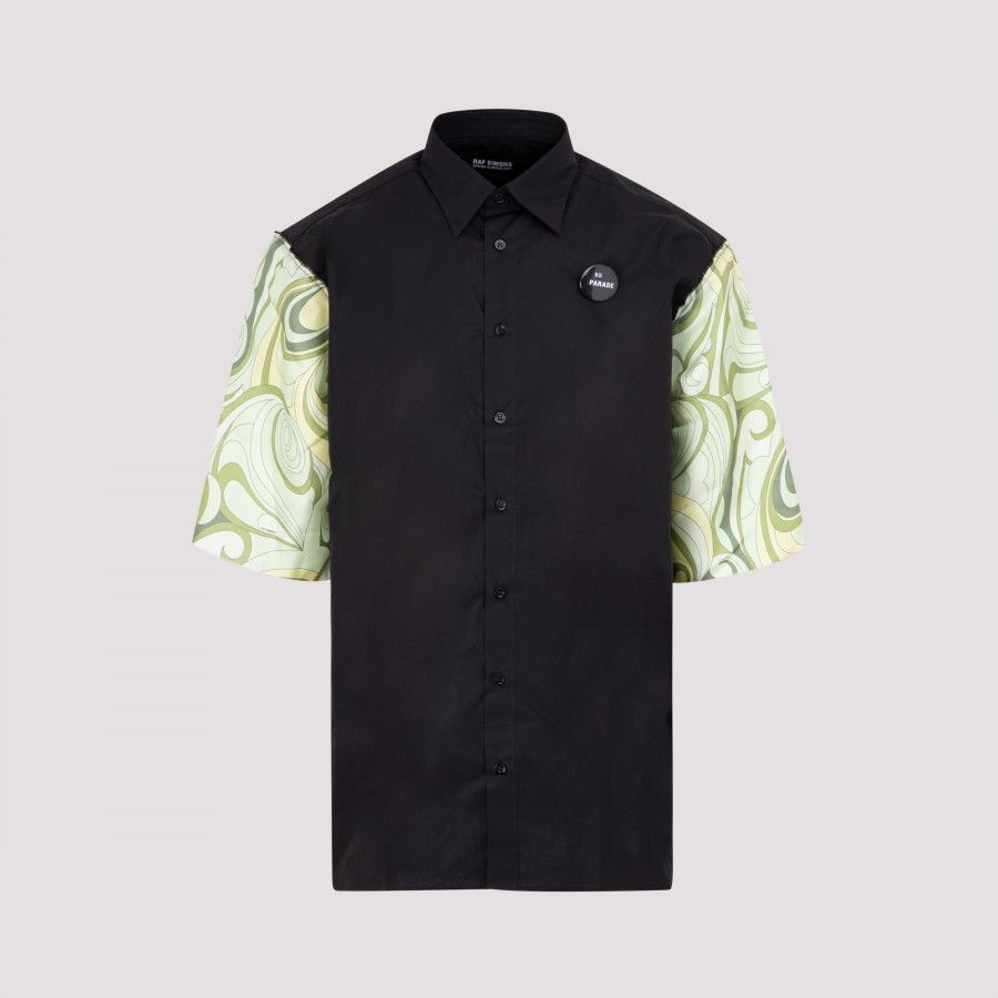Raf Simons RAF SIMONS PRINTED SHORT SLEEVE BOXY SHIRT Size US S / EU 44-46 / 1 - 1 Thumbnail