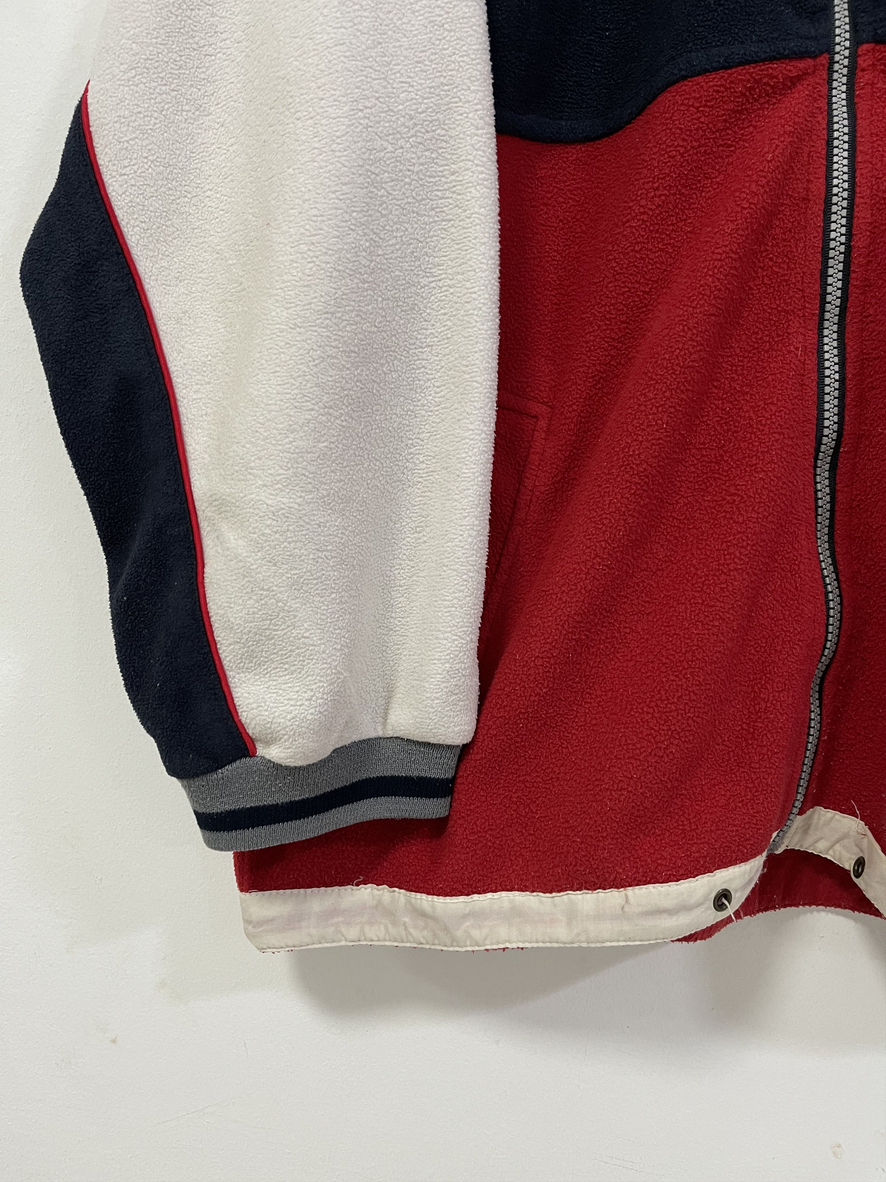 Le Coq Sportif Vintage Le Cof Sportif Mini Logo Fleece Zip Up Colourblok Size US L / EU 52-54 / 3 - 8 Thumbnail