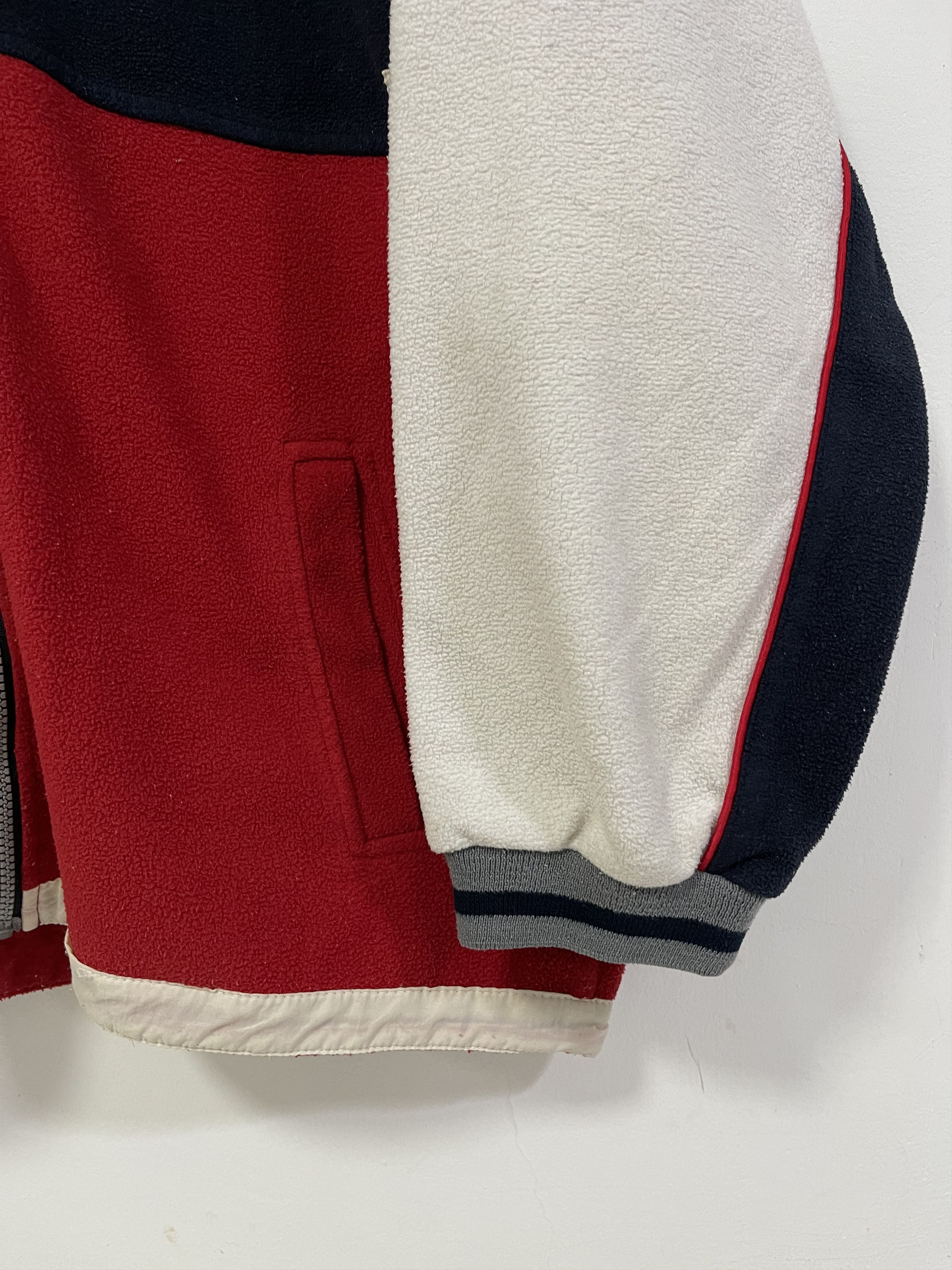 Le Coq Sportif Vintage Le Cof Sportif Mini Logo Fleece Zip Up Colourblok Size US L / EU 52-54 / 3 - 7 Thumbnail
