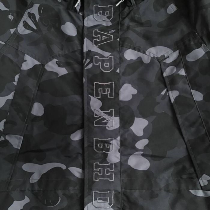 Bape BAPE × NEIGHBORHOOD NBHD camo snowboard jacket | Grailed