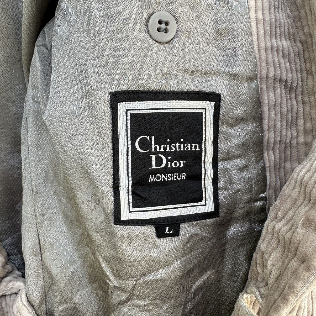 Christian Dior Monsieur × Designer × Vintage Rare Vintage Christian Dior coduroy jacket Size US L / EU 52-54 / 3 - 12 Thumbnail