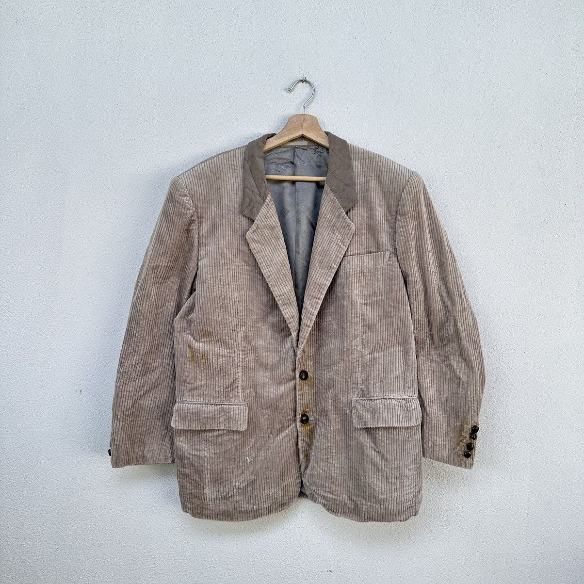 Christian Dior Monsieur × Designer × Vintage Rare Vintage Christian Dior coduroy jacket Size US L / EU 52-54 / 3 - 1 Thumbnail