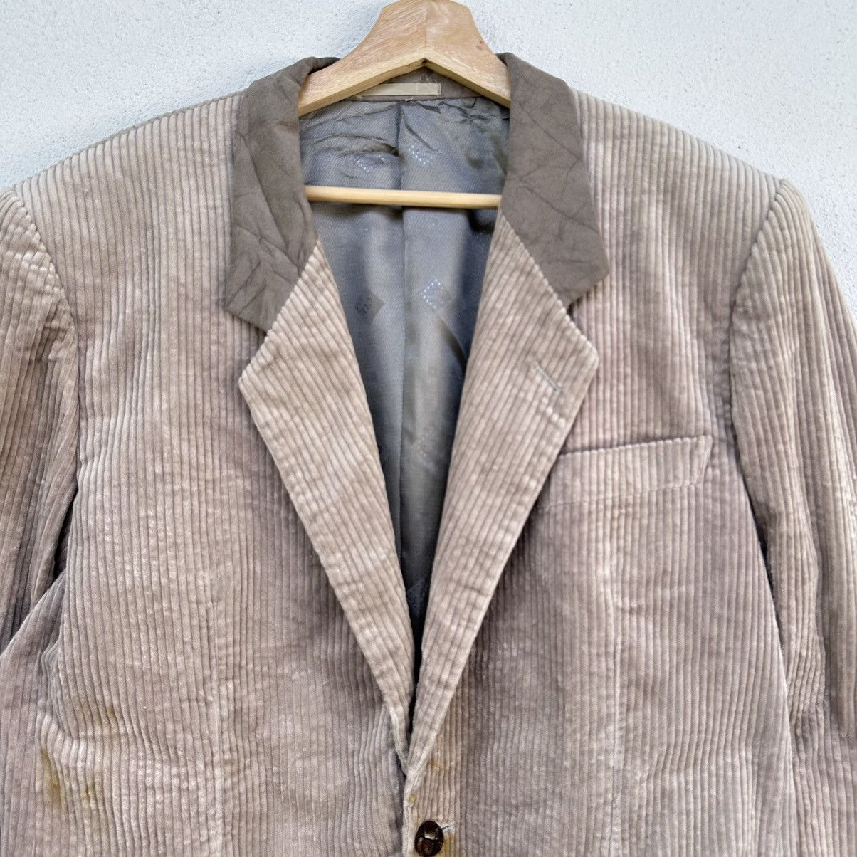 Christian Dior Monsieur × Designer × Vintage Rare Vintage Christian Dior coduroy jacket Size US L / EU 52-54 / 3 - 4 Thumbnail