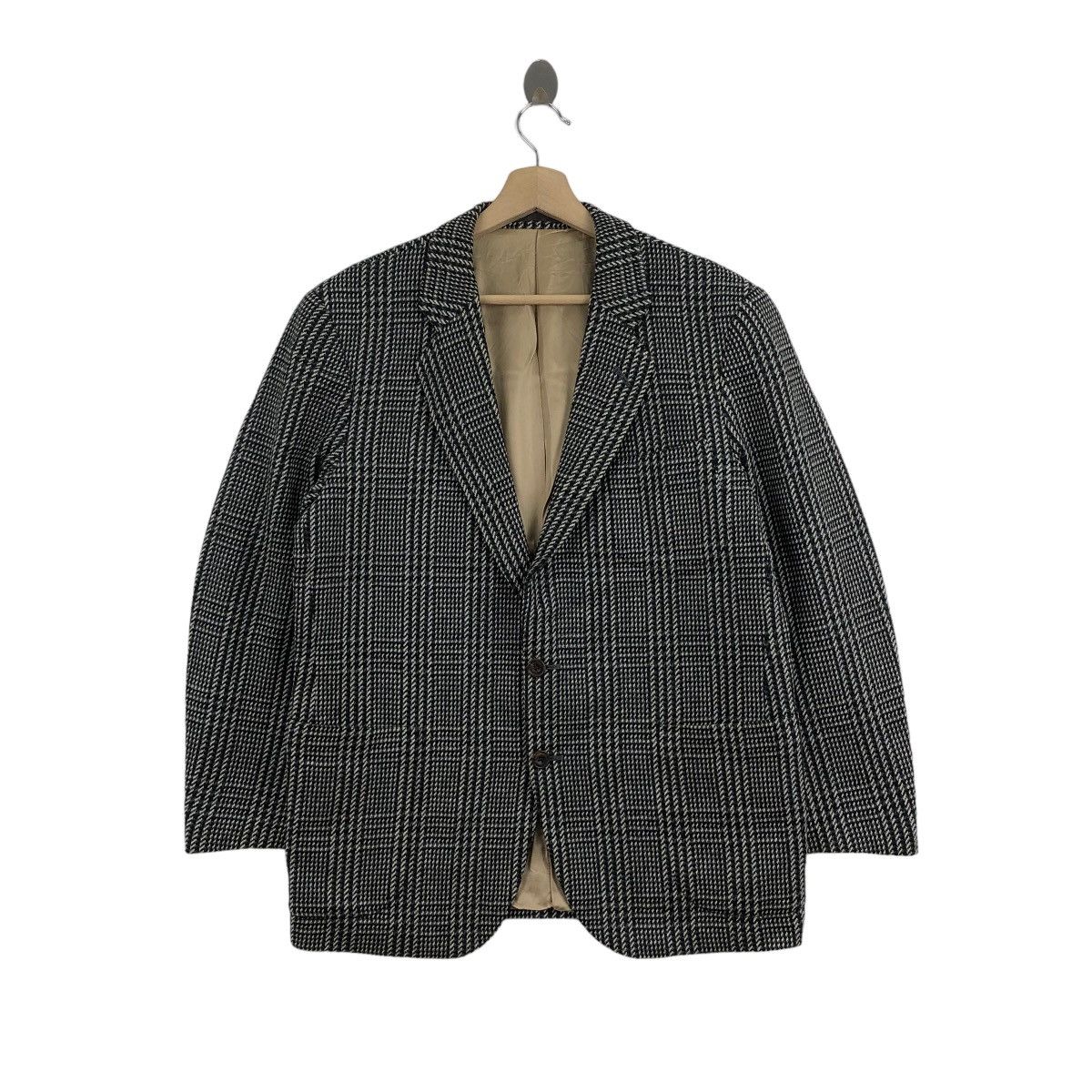 Burberry Vintage BURBERRYS Blazers Novacheck Tweed Size 48R - 1 Thumbnail
